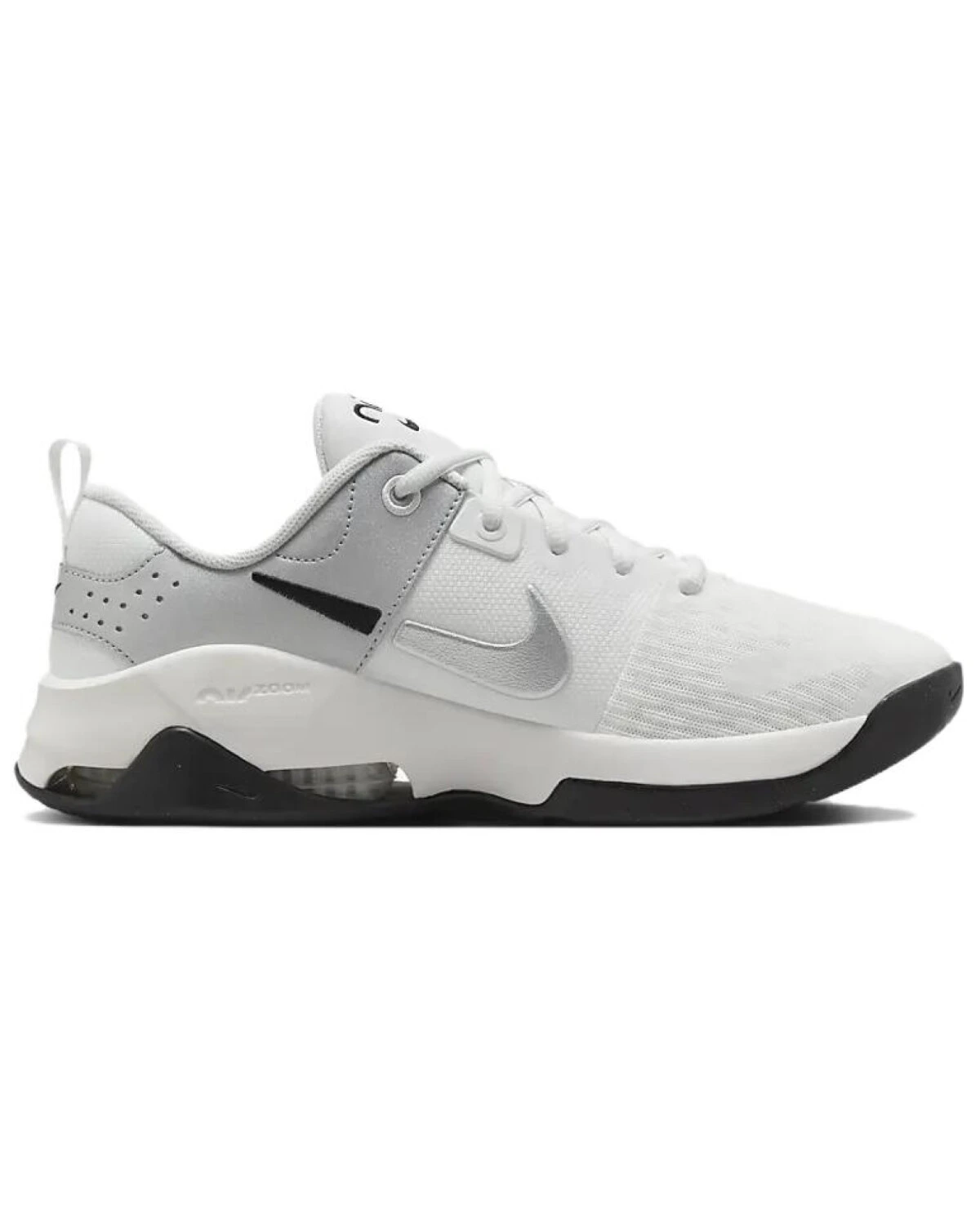 Nike Zoom Bella 6 женские кроссовки белые с серым и черным для тренировок картинка