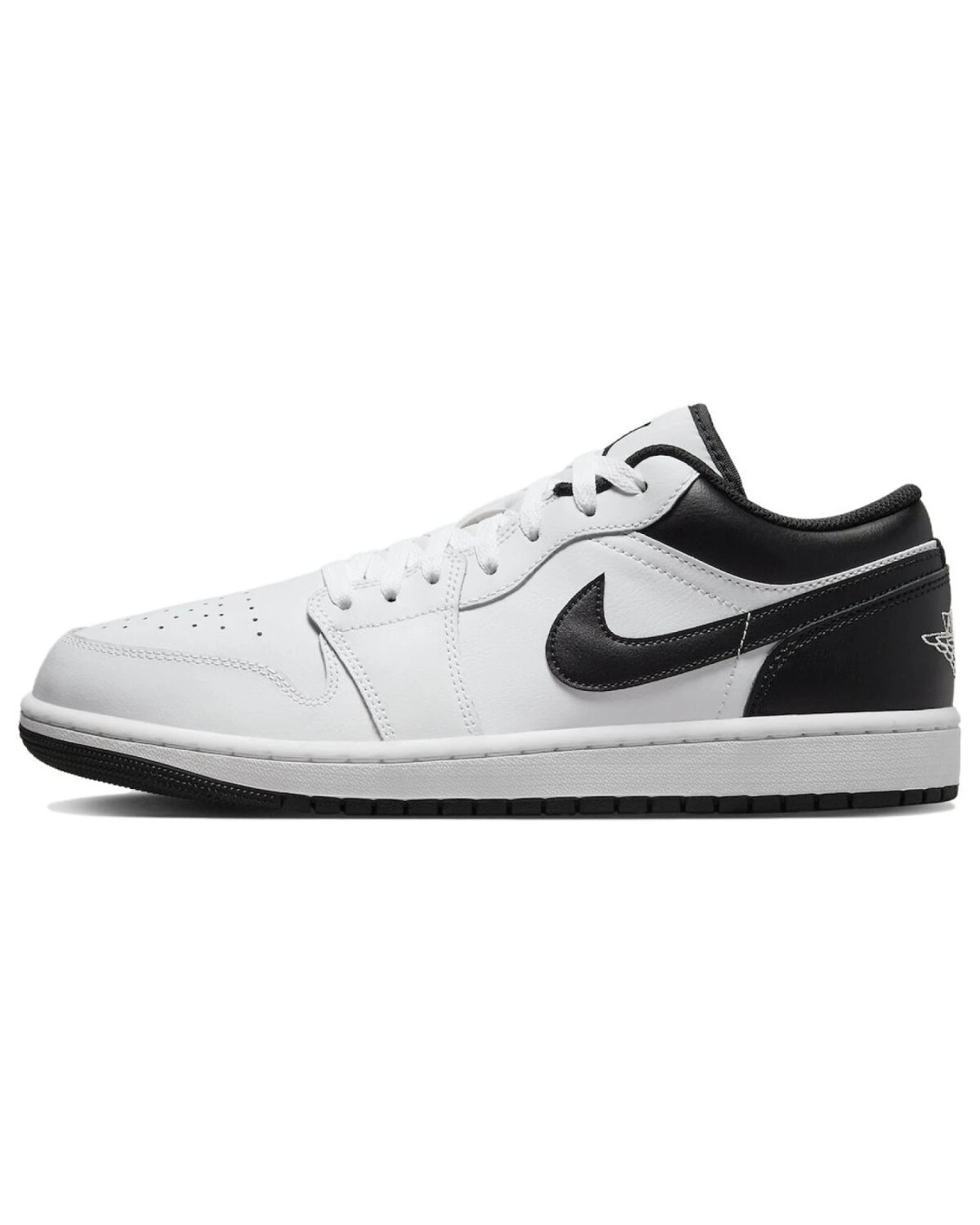 Jordan Air Jordan 1 унисекс кроссовки кожаные бело-черные картинка