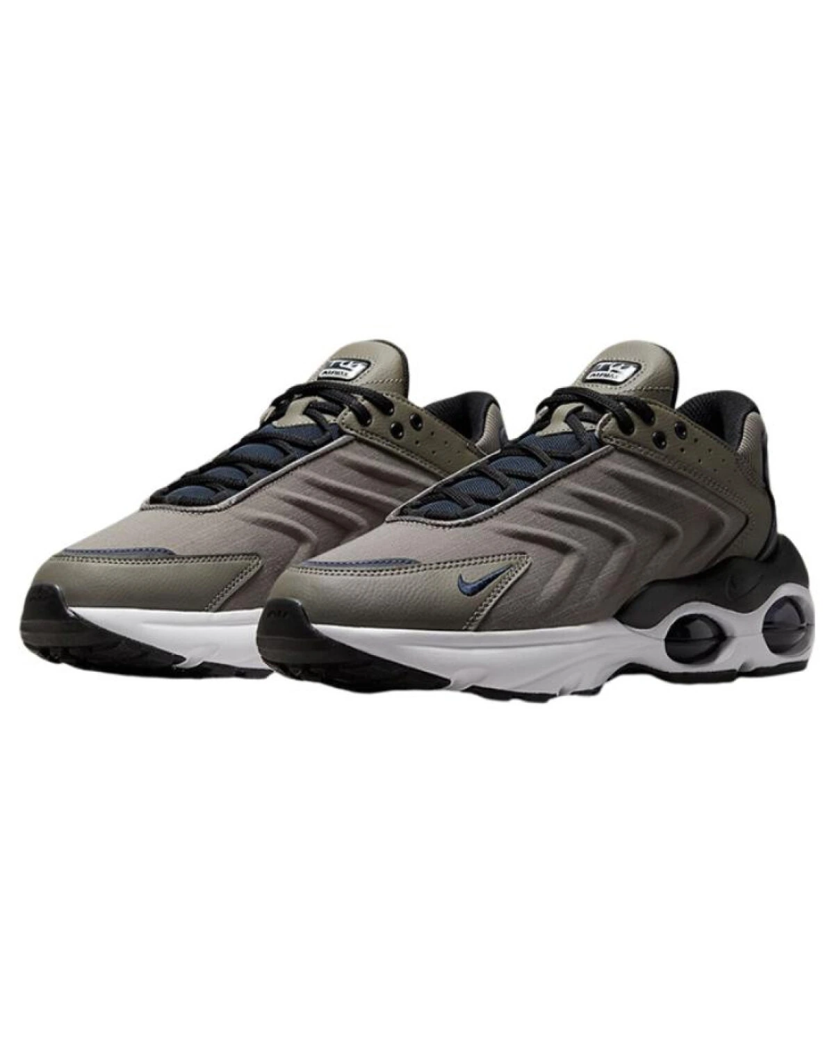 Nike Air Max TW унисекс кроссовки серо-белые с технологией Air Max картинка