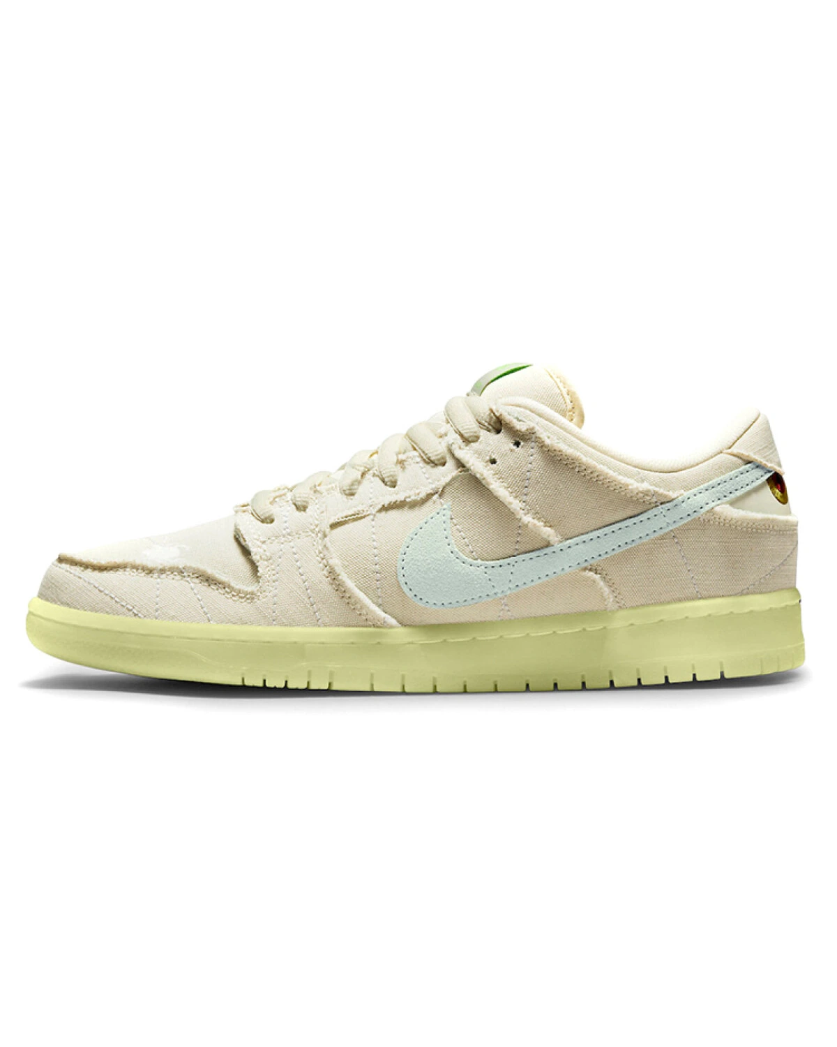 Nike Dunk SB унисекс кроссовки из текстиля бежевого цвета картинка