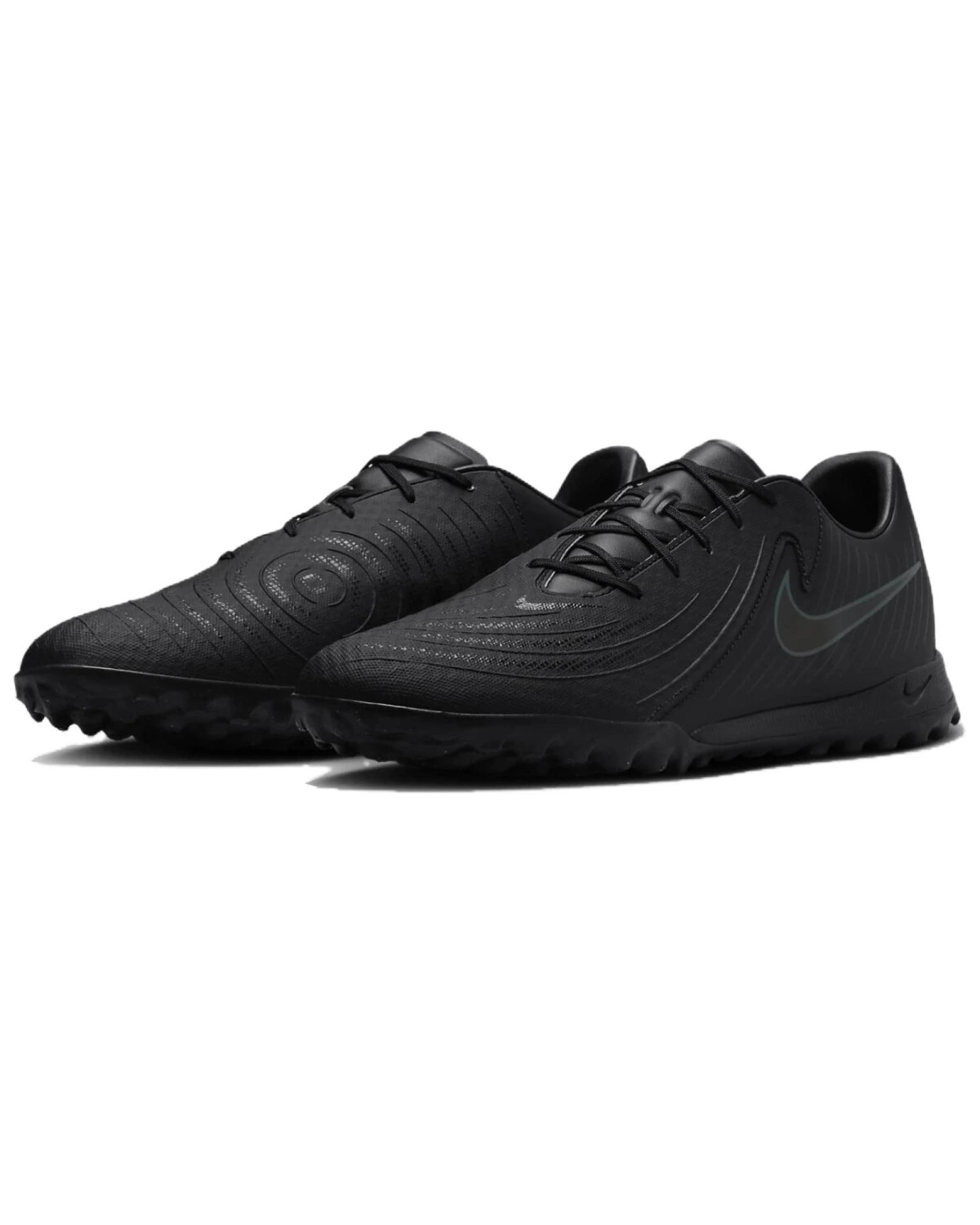 Nike Phantom GX 2 Academy унисекс футбольные бутсы чёрные с шипами TF картинка