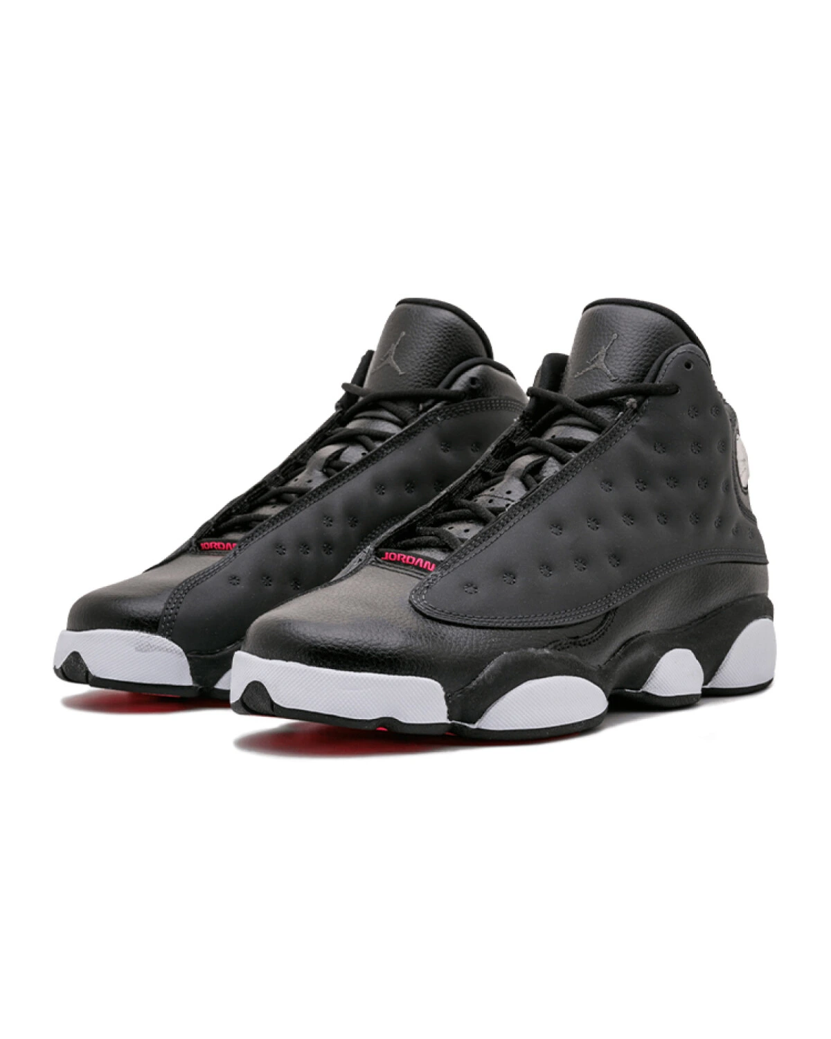 Jordan Air Jordan 13 Retro детские баскетбольные кроссовки высокие черные с розовым картинка