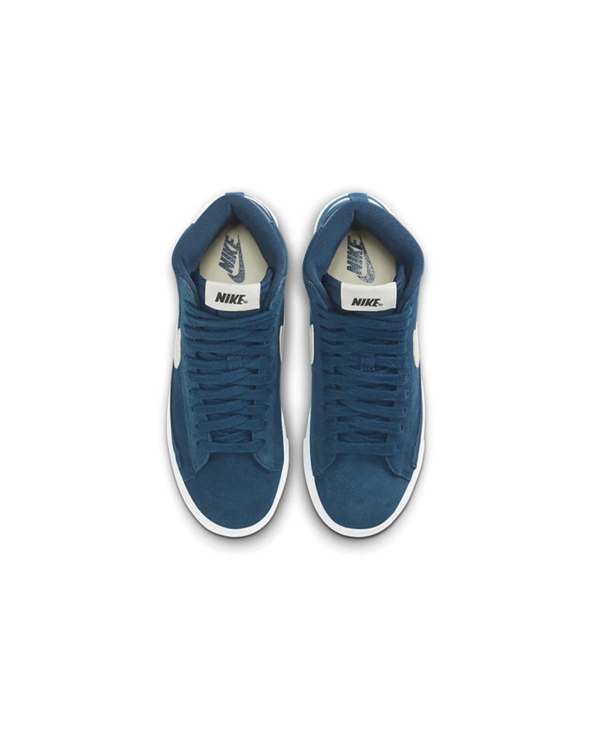 Nike Blazer Vintage Suede женские кроссовки из замши синие картинка