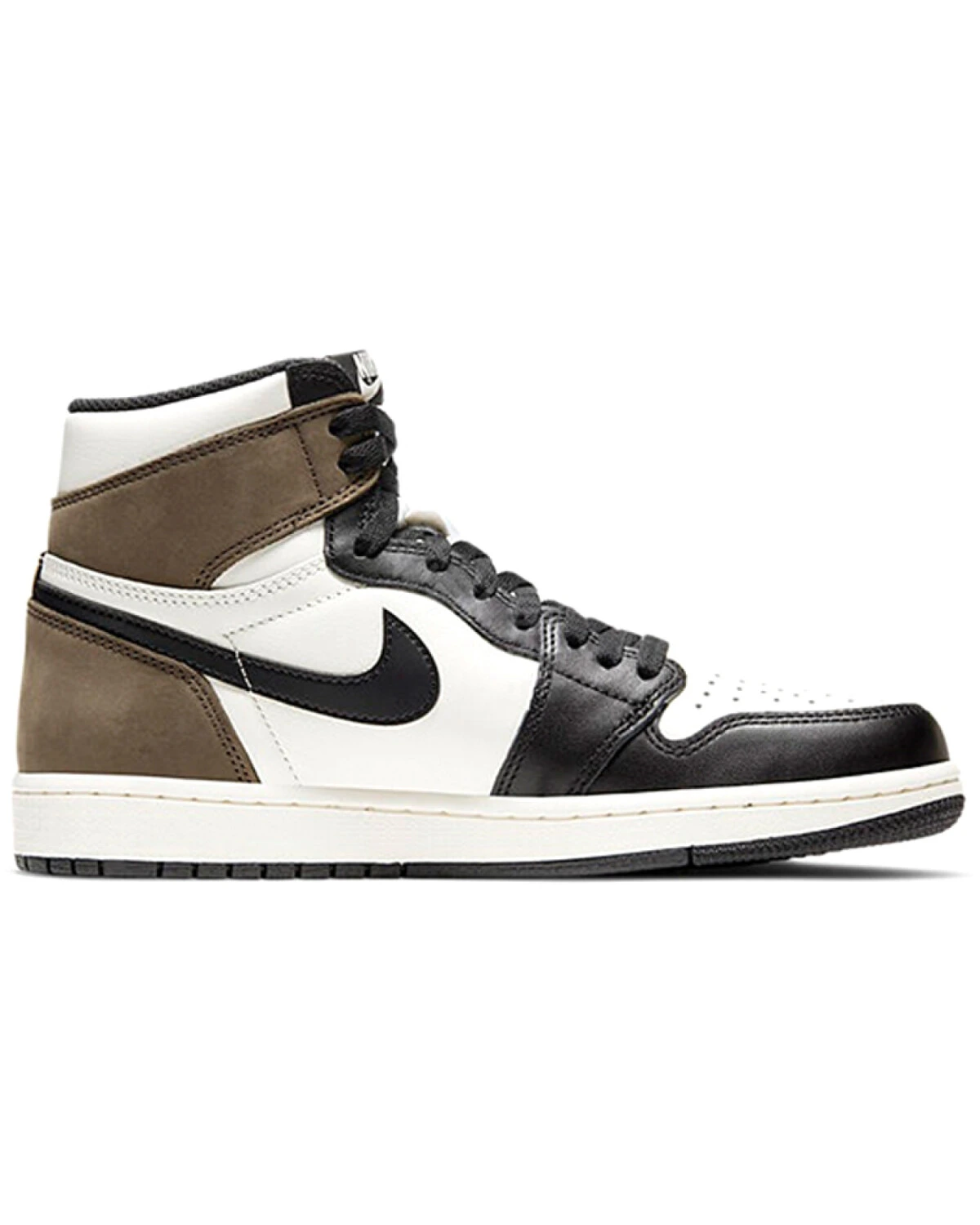 Jordan Air Jordan 1 Retro High OG "Dark Mocha" unisex высокие кроссовки черно-коричневые картинка