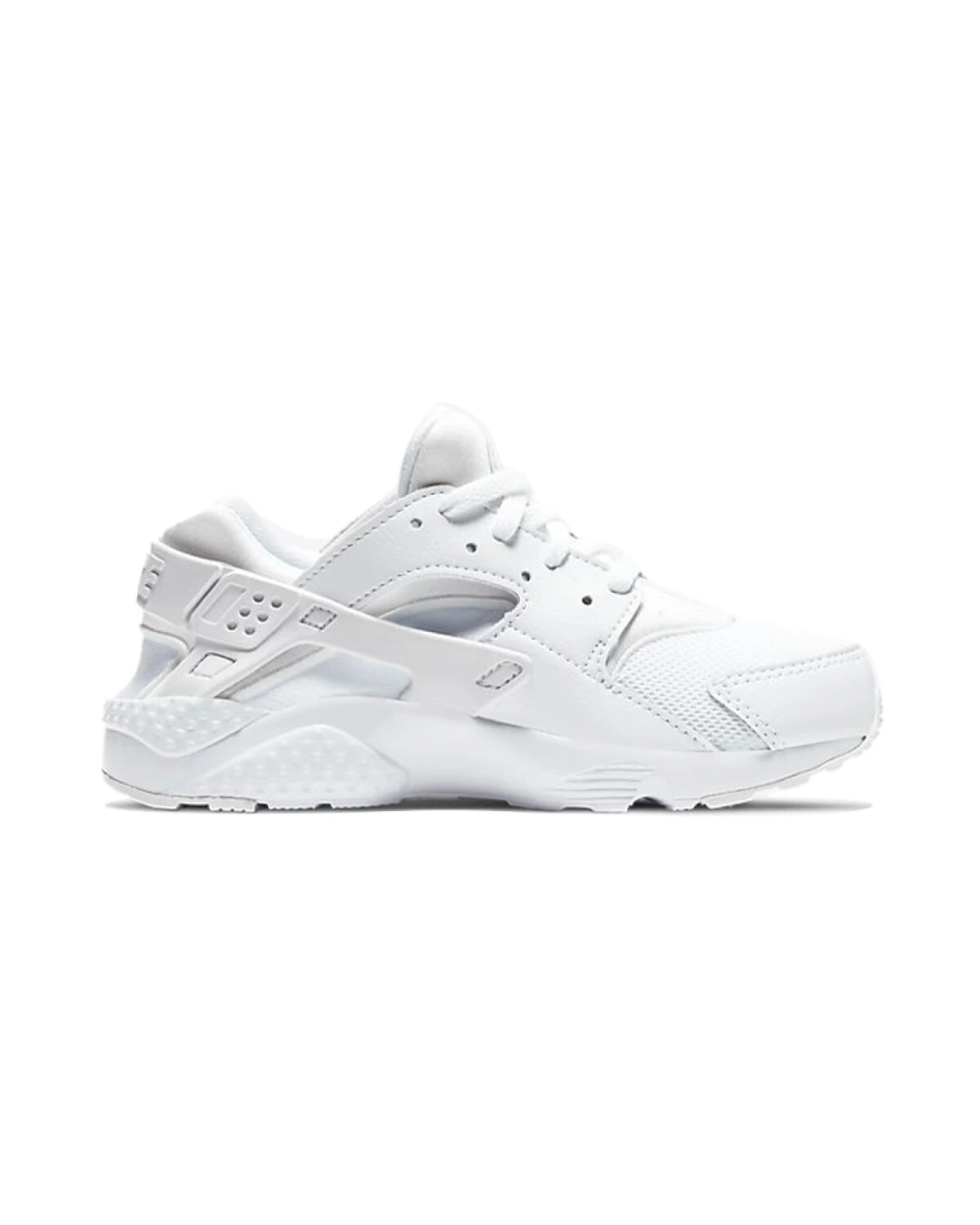Nike Huarache Run детские спортивные кроссовки белые для бега картинка