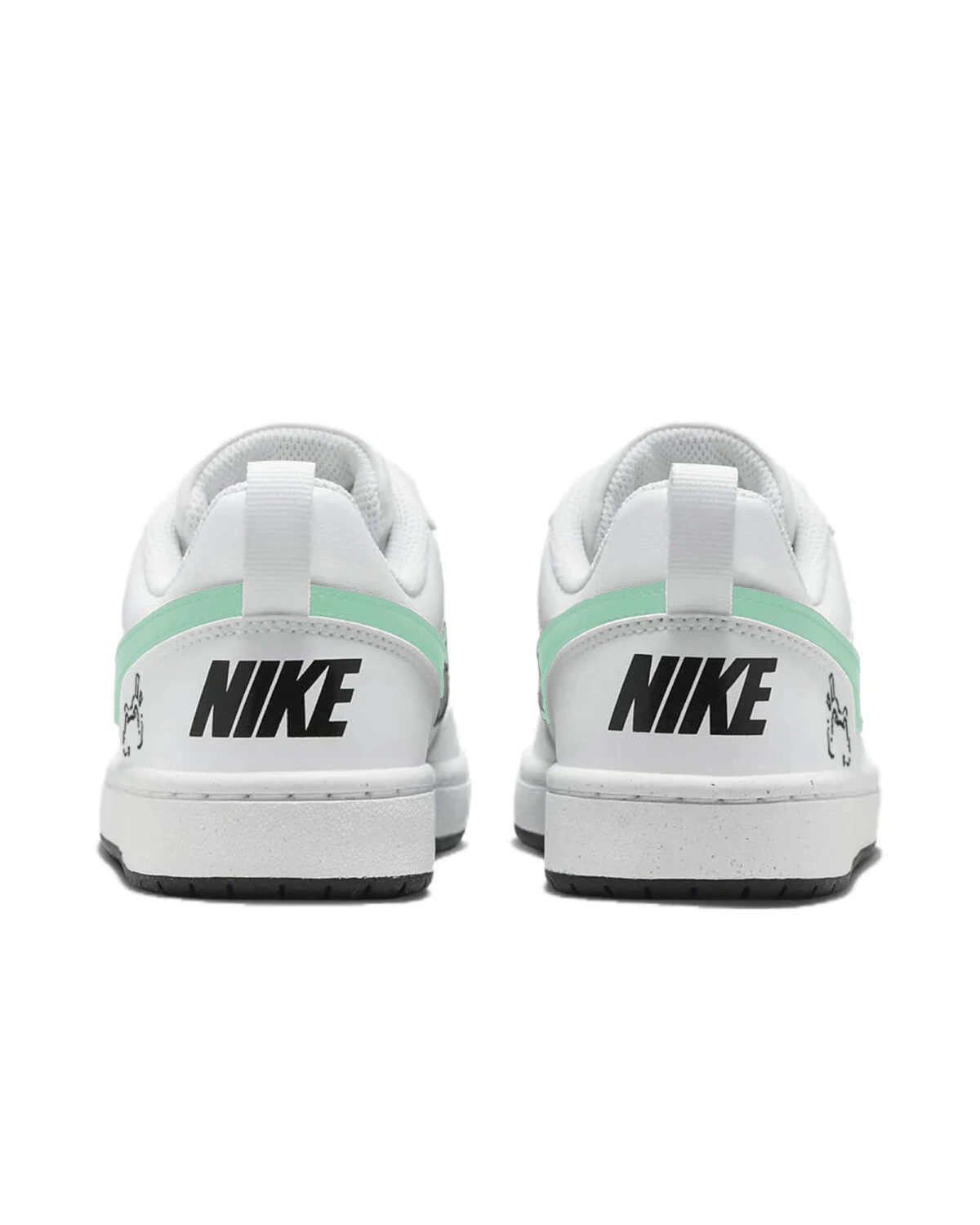 Nike Court Borough детские кроссовки синтетическая кожа бирюзовые картинка