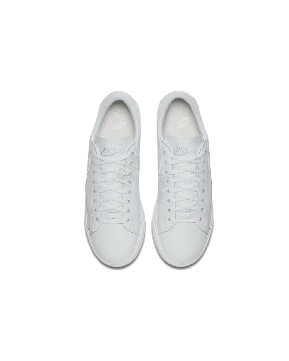 Nike Blazer женские кроссовки белые повседневные с шнуровкой картинка