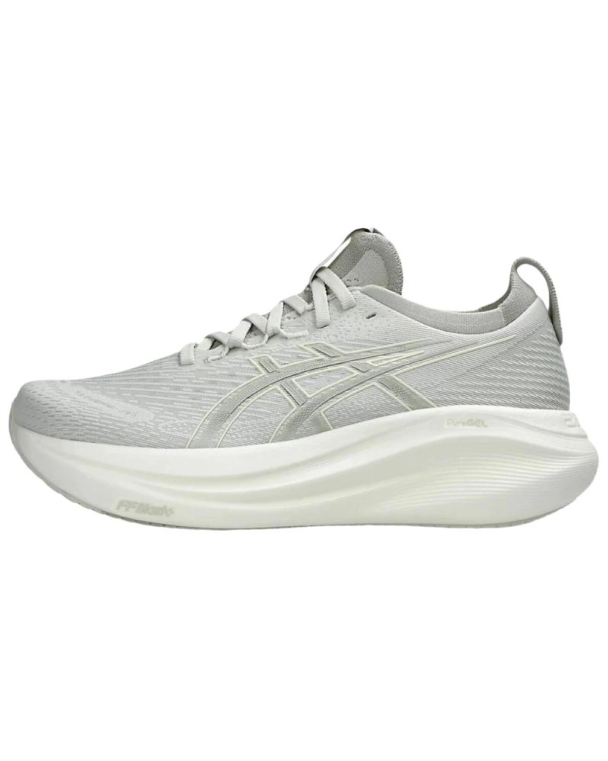 Asics Gel-Nimbus 27 женские кроссовки для бега серо-белые картинка