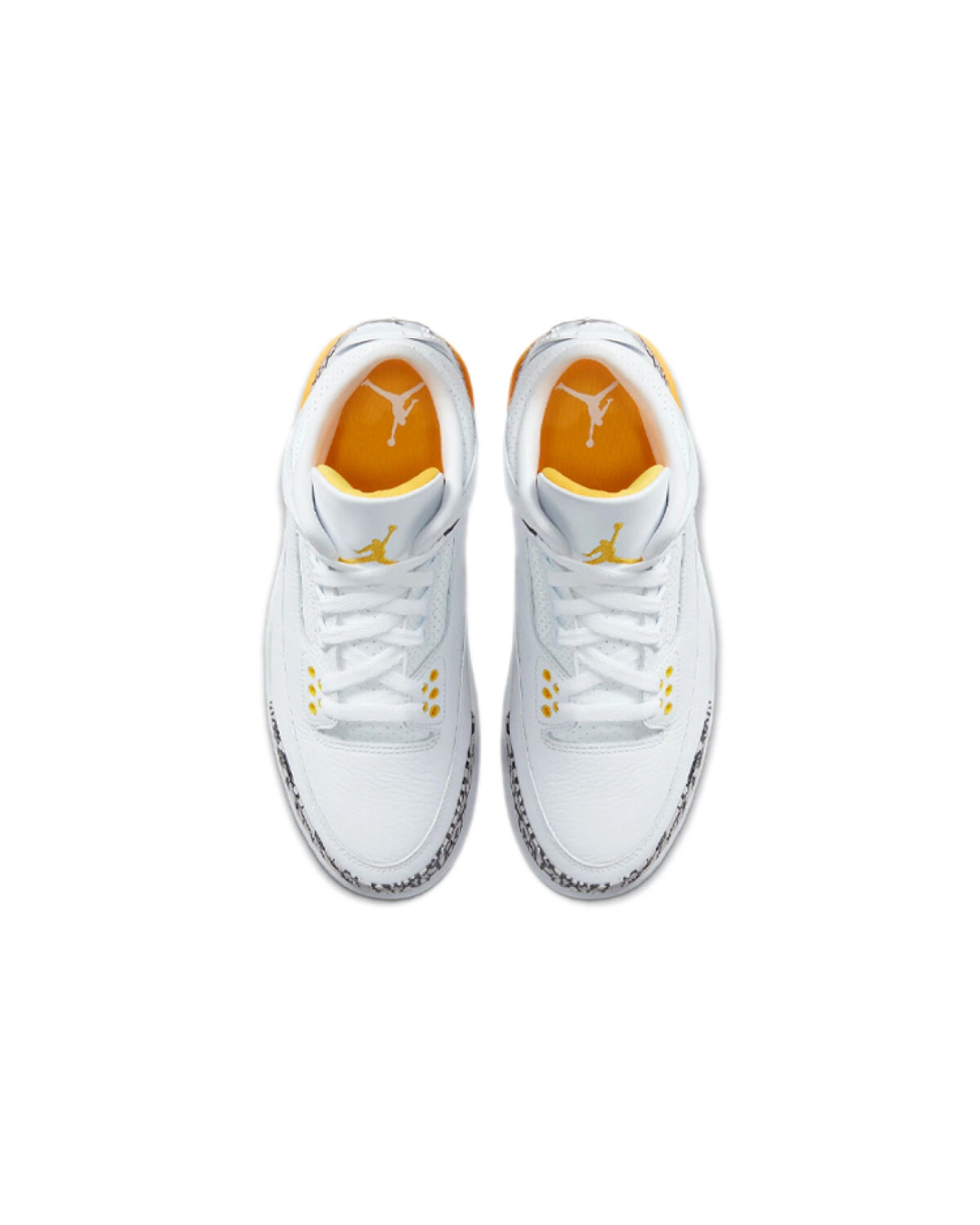Jordan Air Jordan 3 Retro Laser Orange женские кроссовки баскетбольные бело-оранжевые картинка