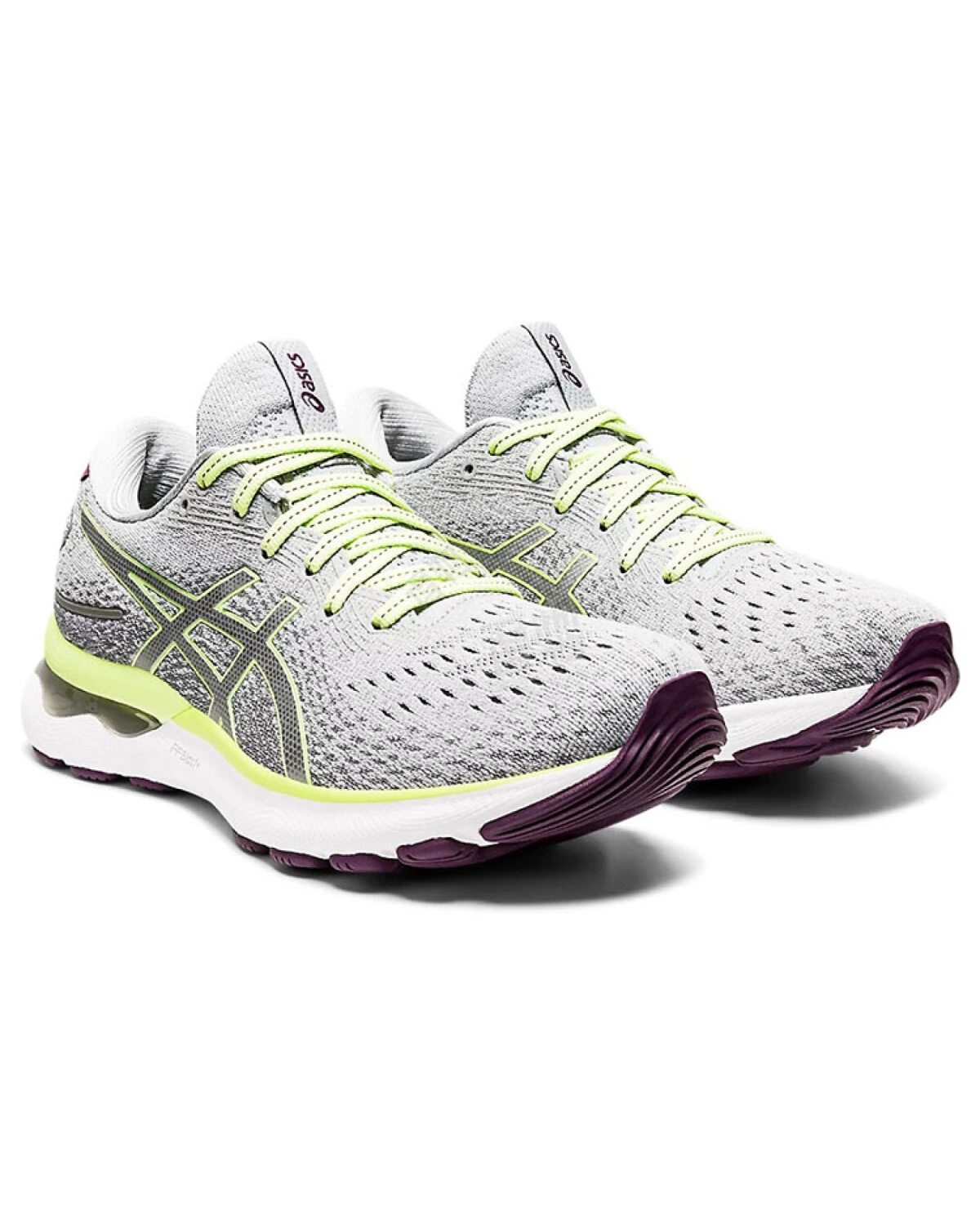 Asics GEL-Nimbus 24 женские кроссовки для бега с амортизацией и дышащим верхом серые картинка