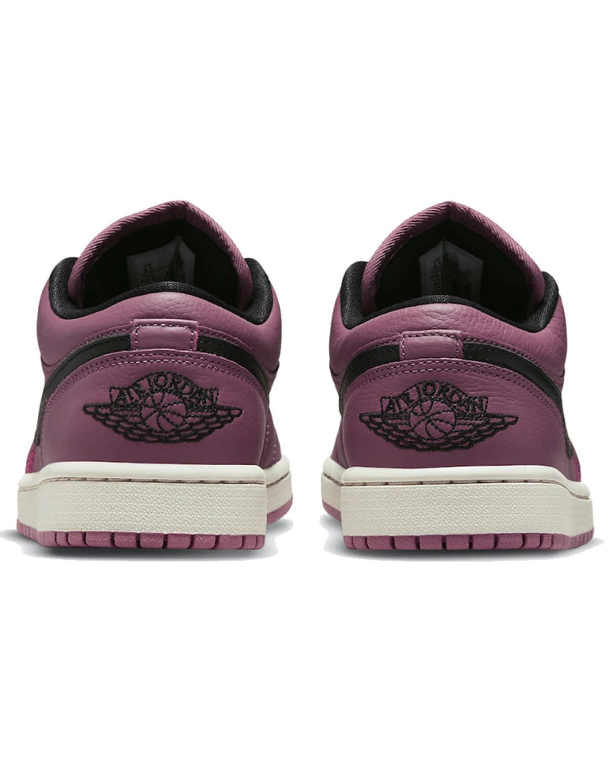 Jordan Air Jordan 1 Low "Magenta" женские кроссовки кожаные черно-фиолетовые картинка