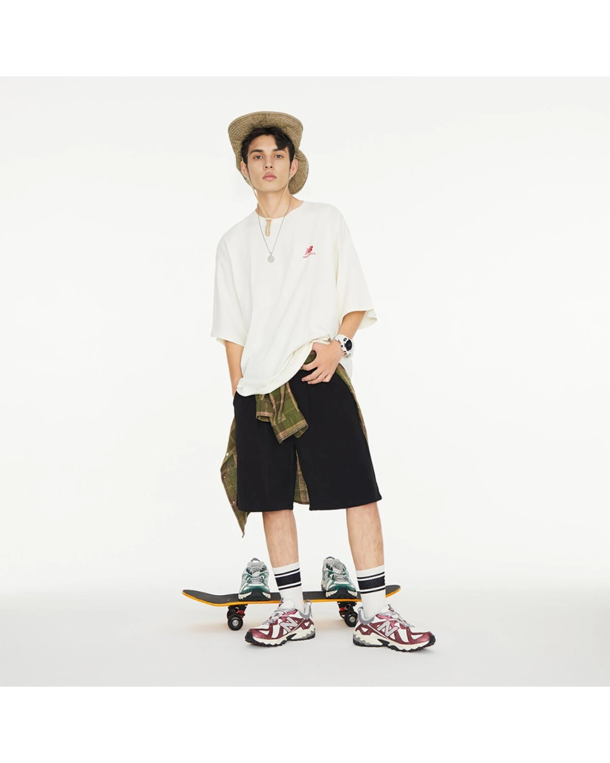 New Balance 610v1 унисекс кроссовки дышащие бордовые картинка