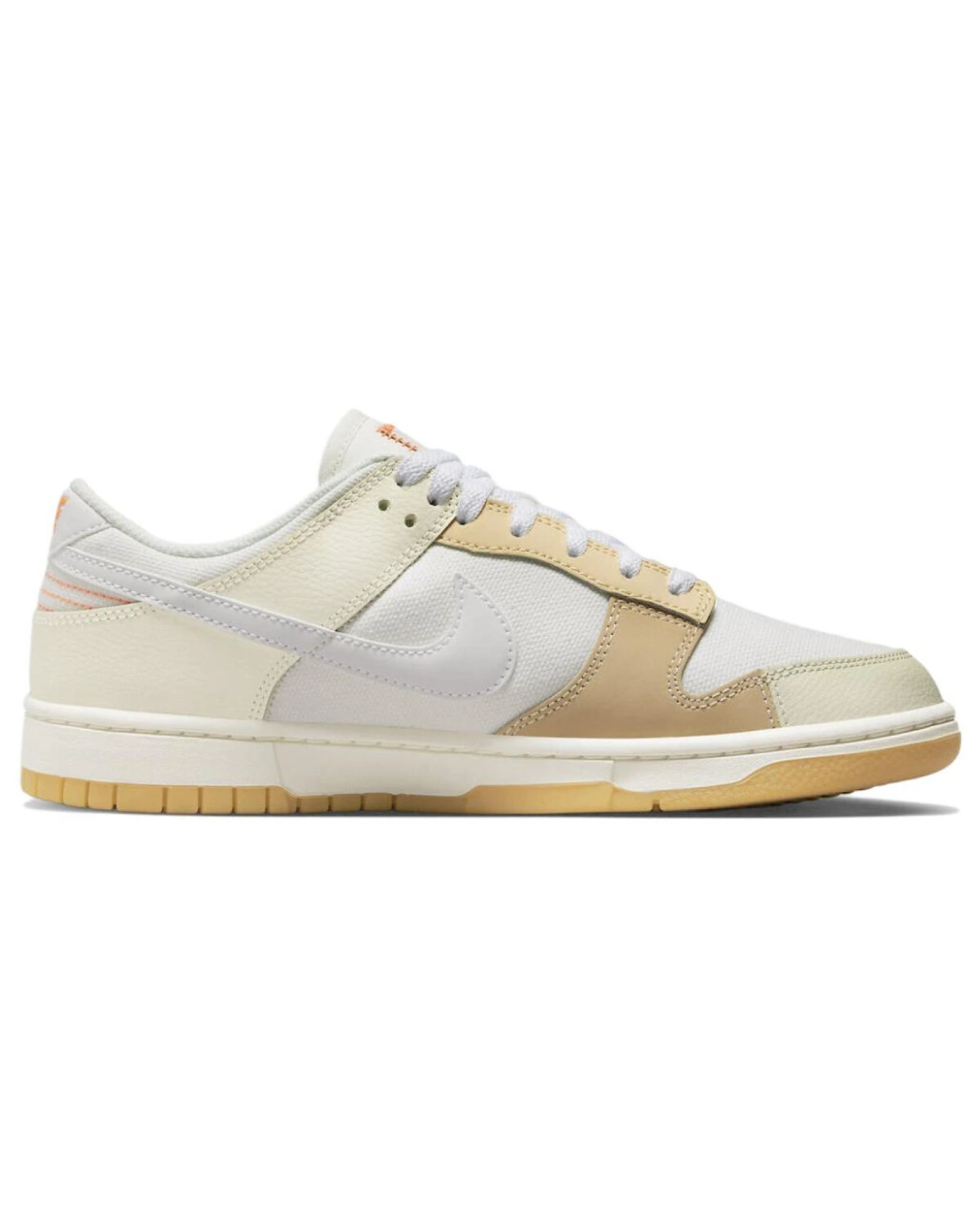 Nike Dunk кроссовки для скейтбординга бело-жёлтые картинка