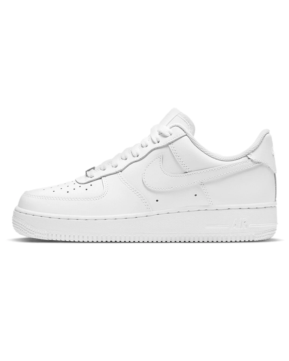 Nike Air Force 1 Triple White женские кроссовки белые кожаные картинка