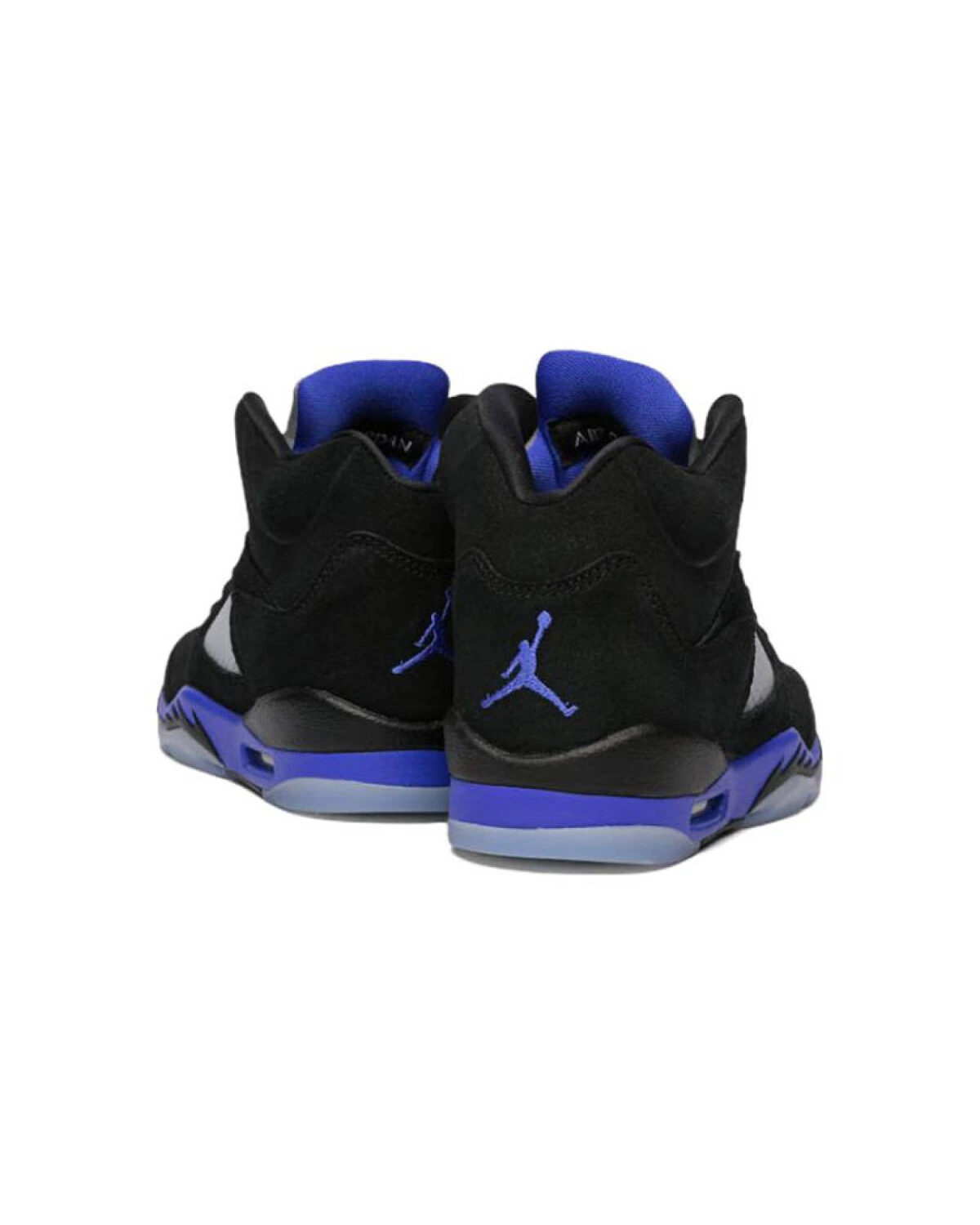 Jordan Air Jordan 5 Retro детские баскетбольные кроссовки высокие черно-синие картинка