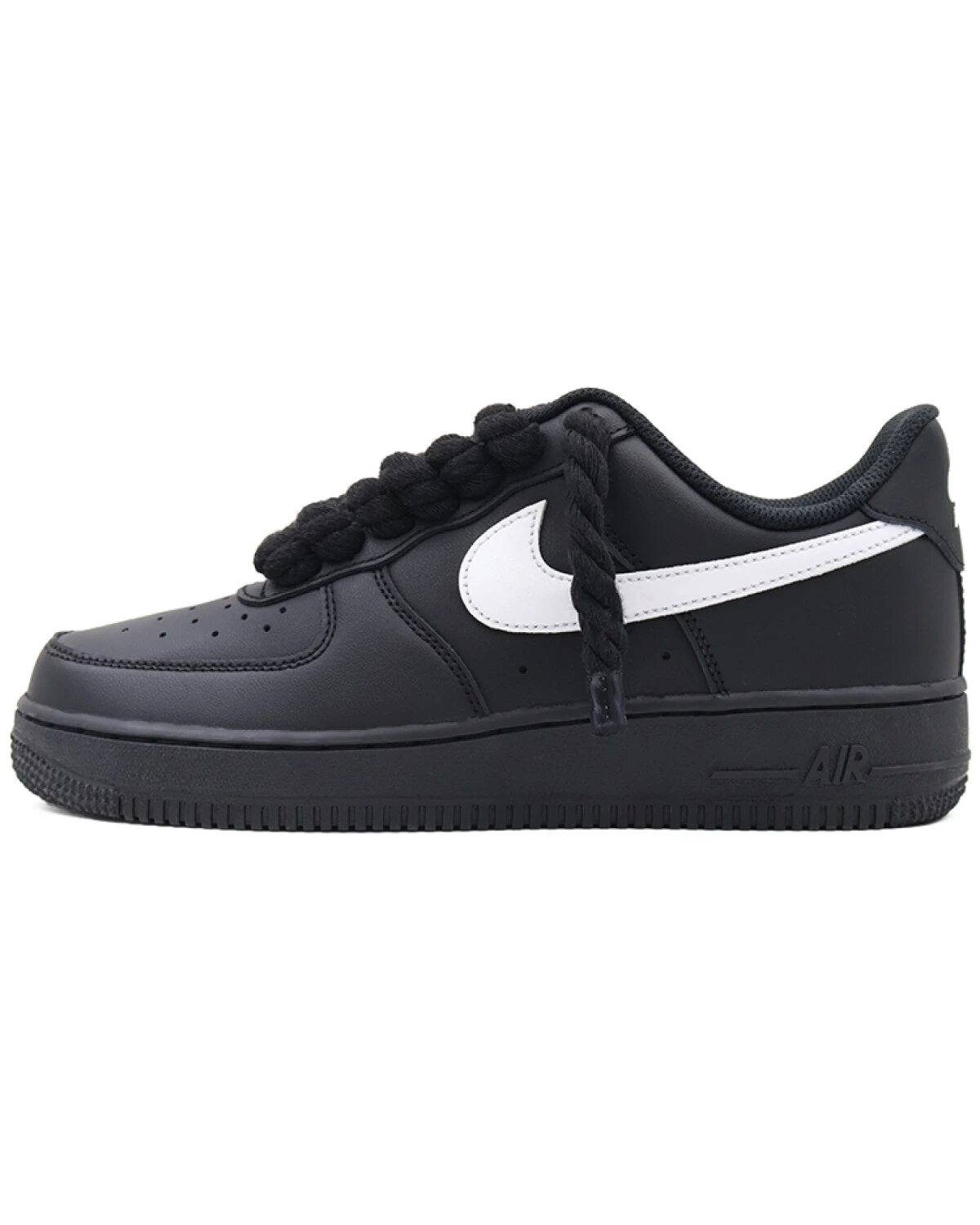 Nike Air Force 1 мужские и женские кроссовки черные повседневные картинка