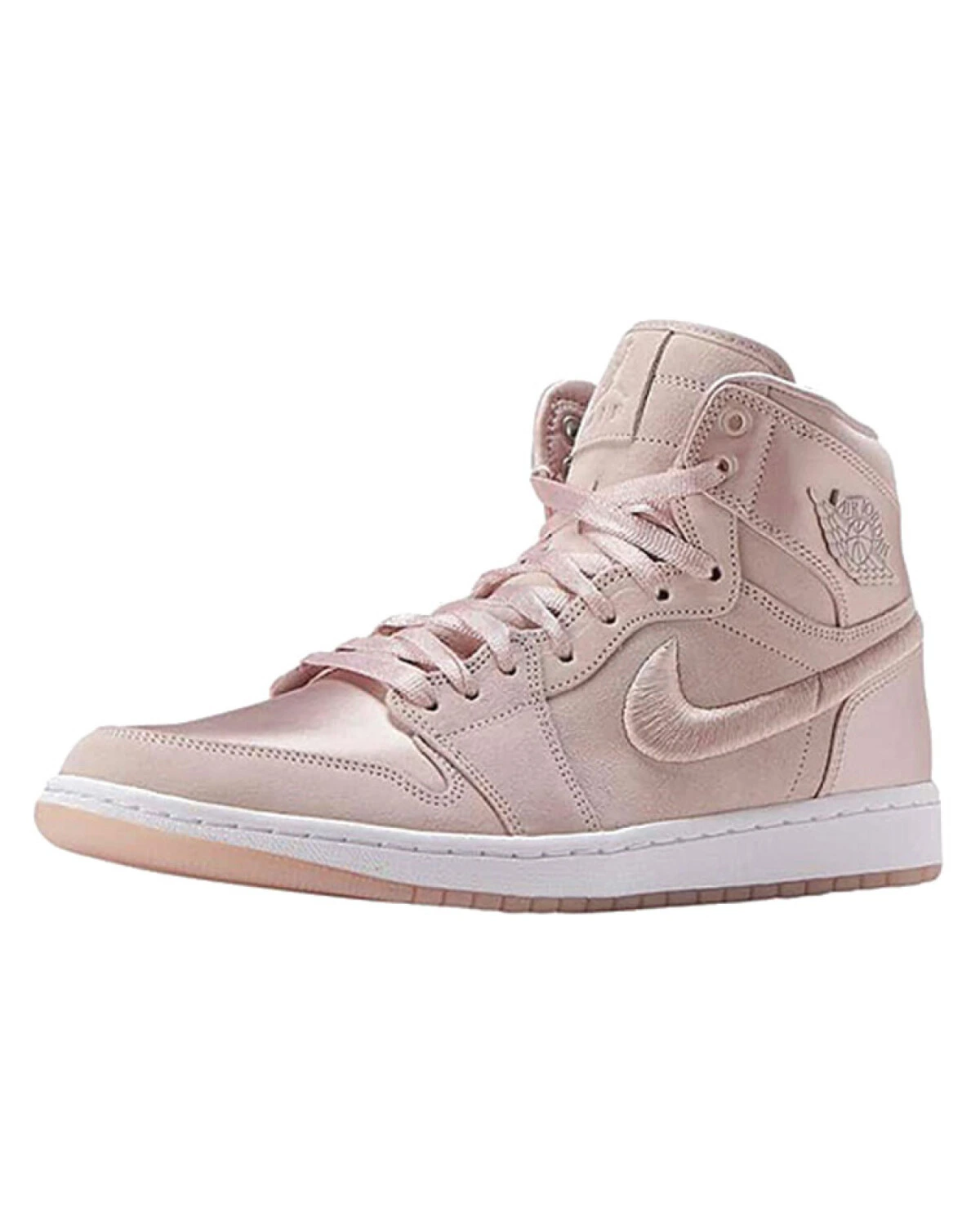 Jordan Air Jordan 1 Retro High Season Of Her Silt Red женские кроссовки высокие текстильные розовые картинка