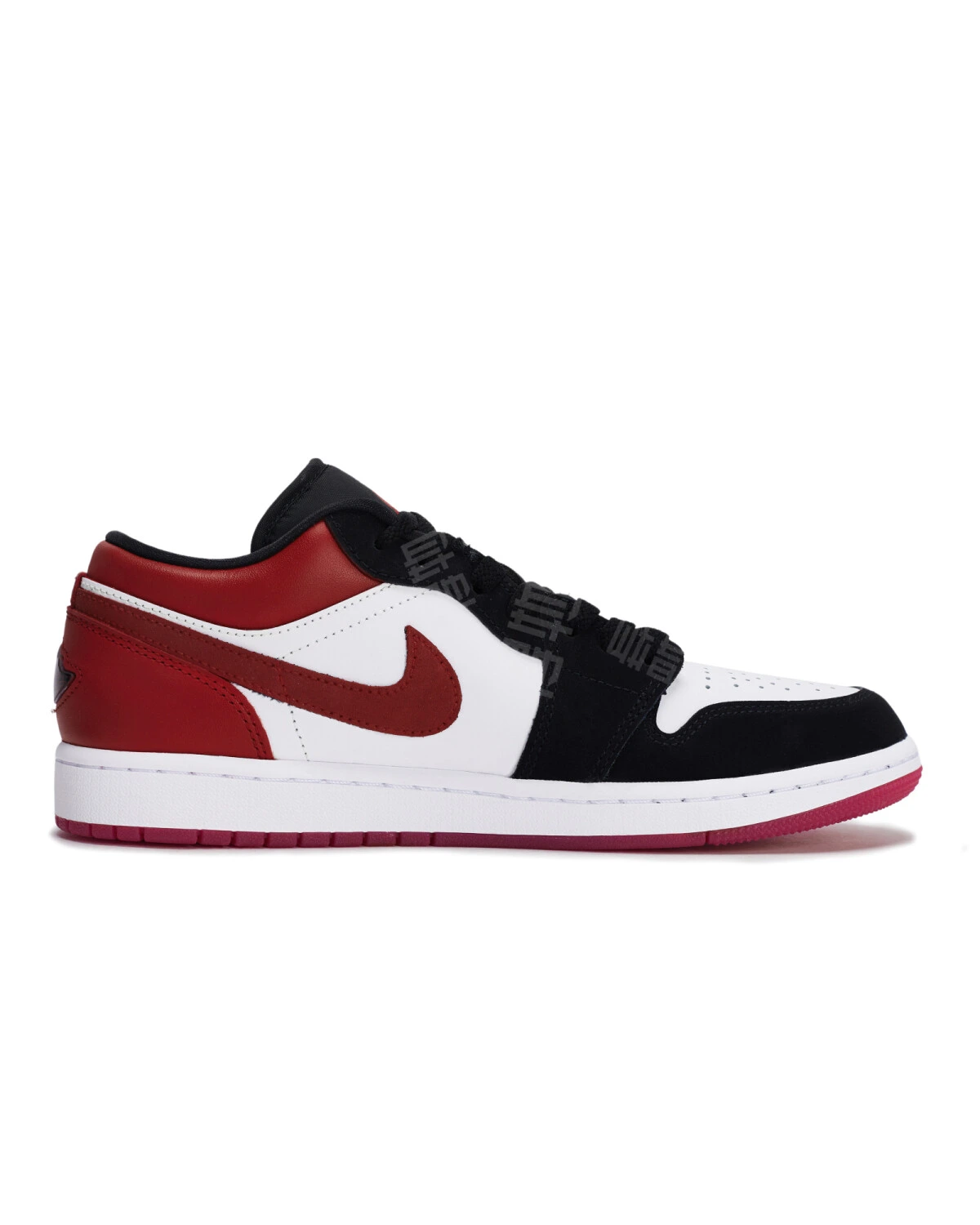 Jordan Air Jordan 1 мужские и женские кроссовки черно-белые с красным ретро картинка