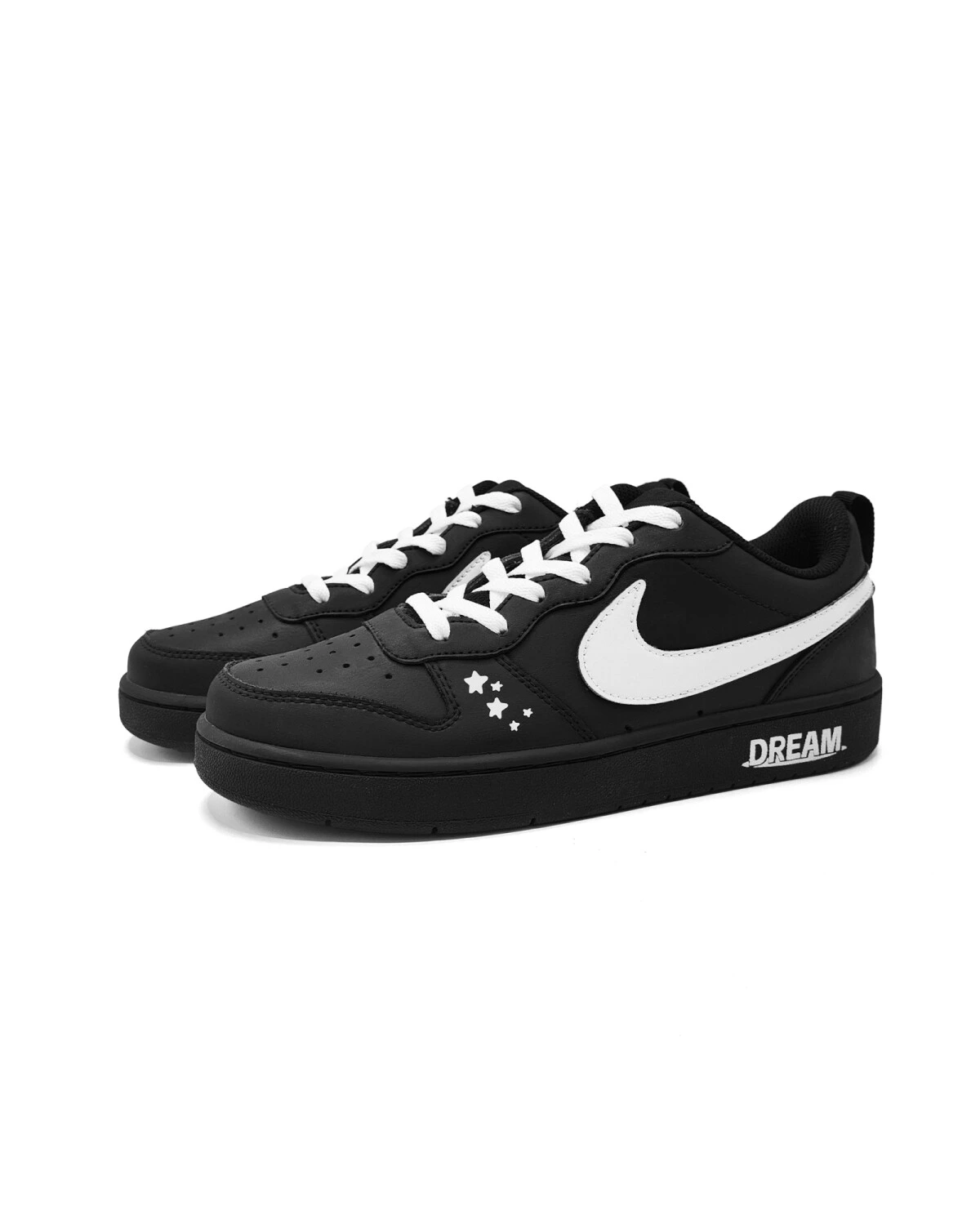 Nike Court Borough детские кроссовки кожаные белые комфортные картинка