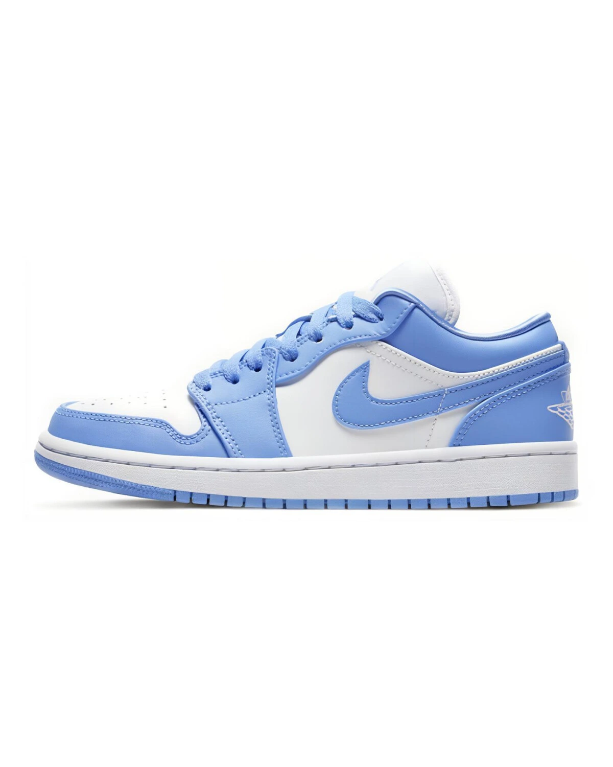 Jordan Air Jordan 1 унисекс кроссовки сине-белые из искусственной кожи картинка