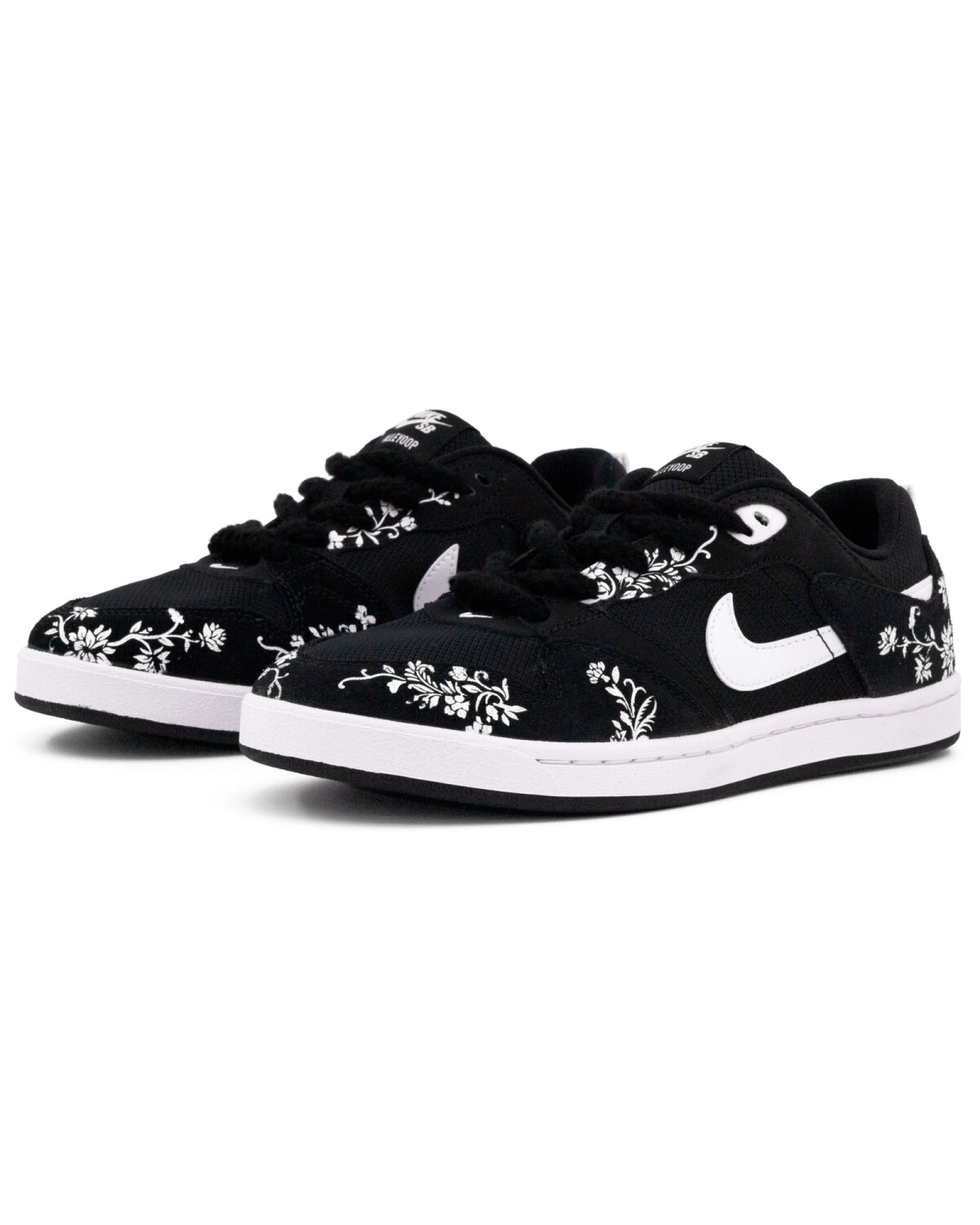 Nike SB Alleyoop Унисекс повседневные кроссовки сетка и кожа черные картинка