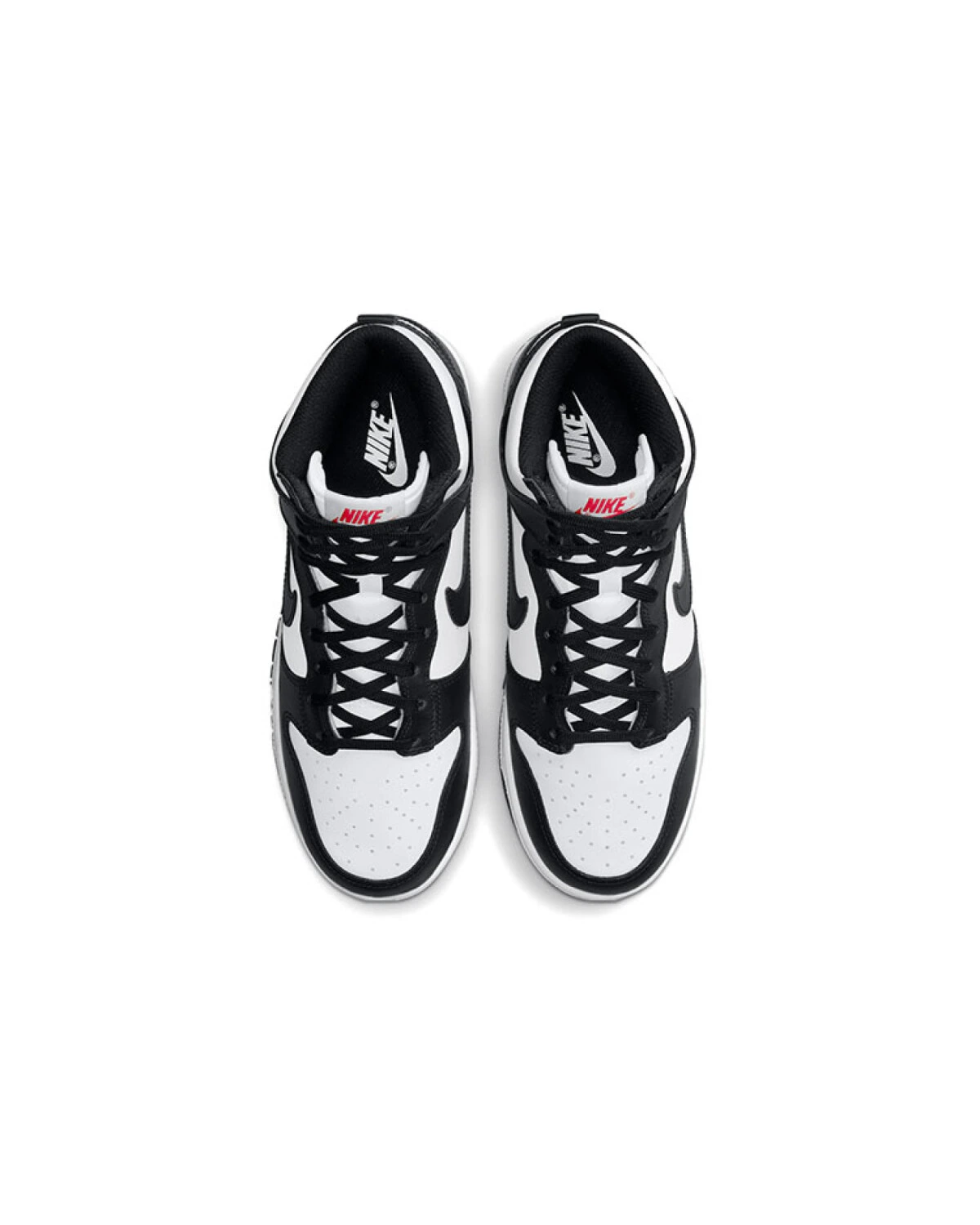 Nike Dunk LOW женские высокие кроссовки черно-белые картинка