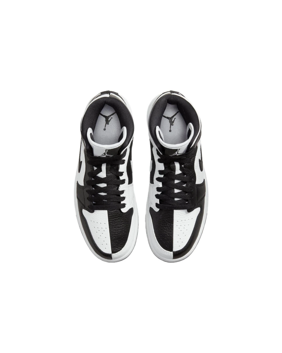 Jordan Air Jordan 1 женские кроссовки средней высоты черно-белые картинка