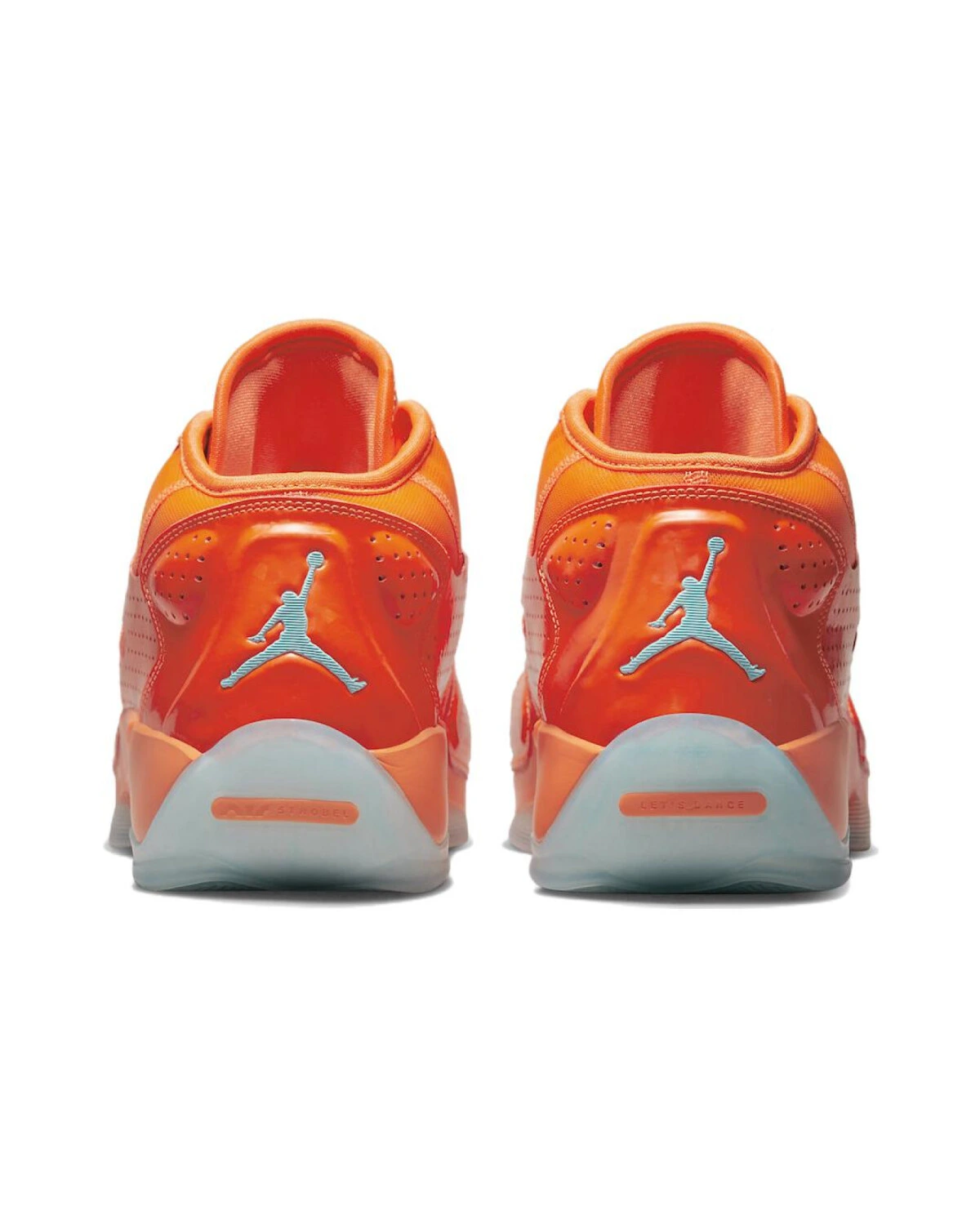 Jordan Zion 2 мужские спортивные кроссовки оранжевые с амортизацией и износостойкостью картинка