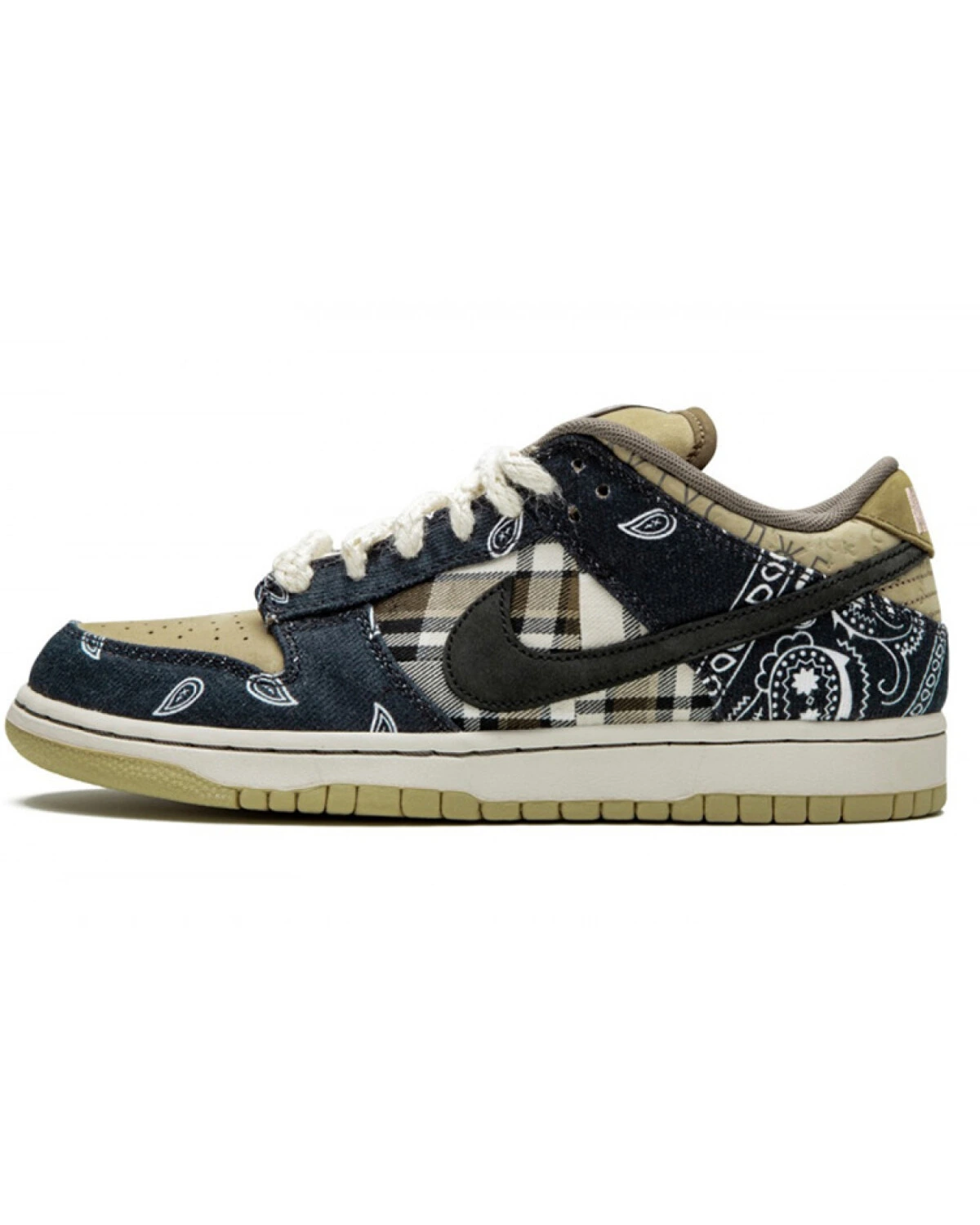 Nike Dunk SB "Jackboys" unisex кроссовки из замши с принтом банданы синие картинка