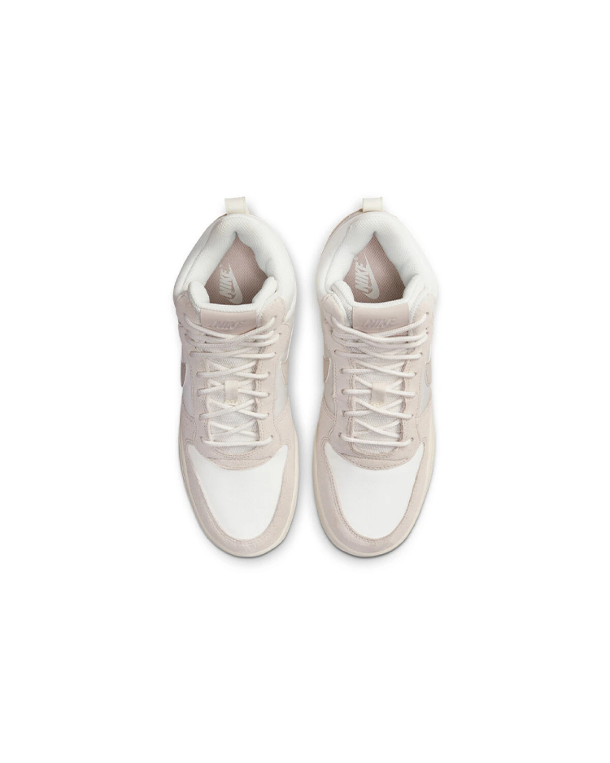Nike Court Borough Mid Prem женские кроссовки бежевые из текстиля картинка