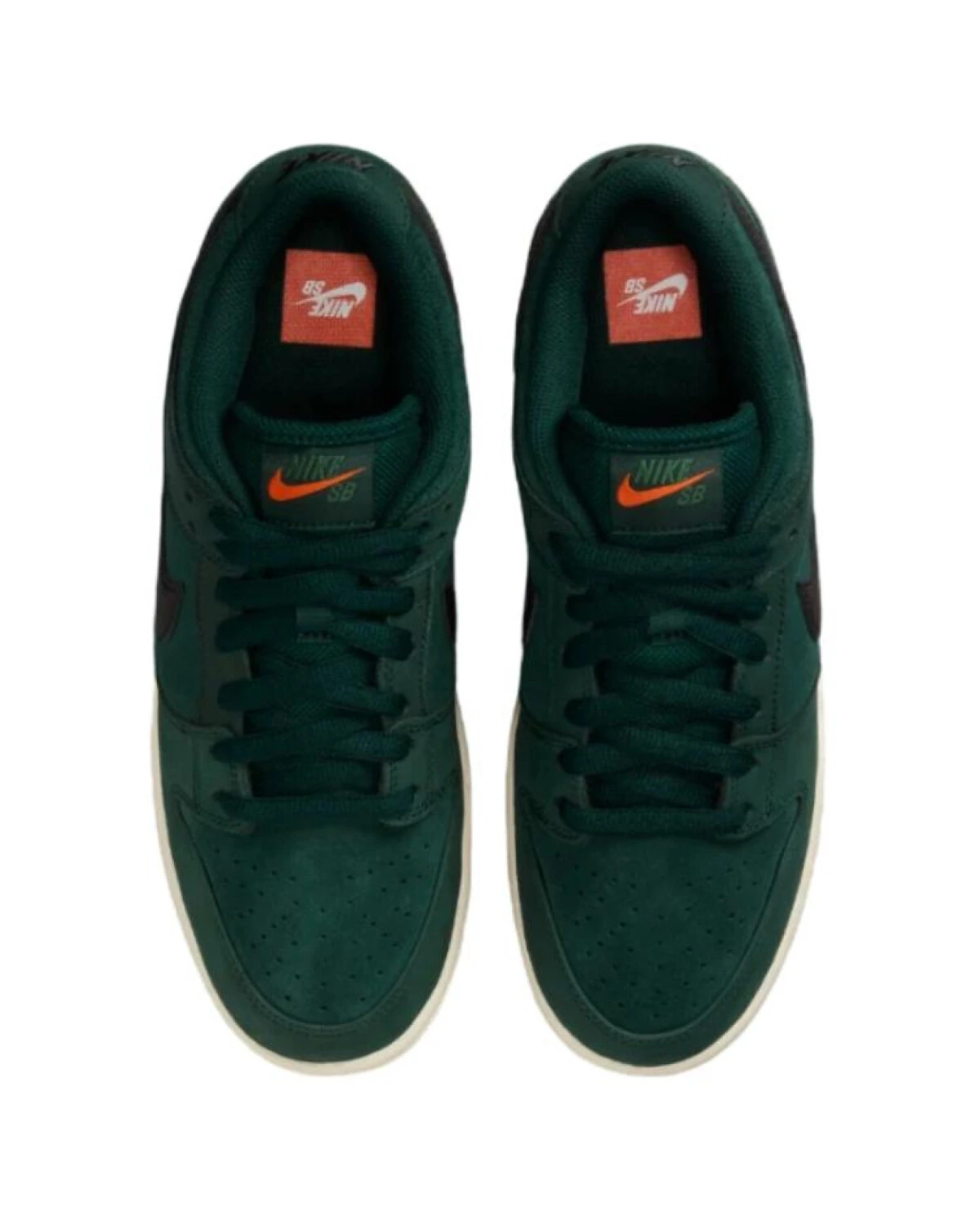 Nike Dunk SB Low Pro ISO мужские кроссовки из замши темно-зеленые картинка