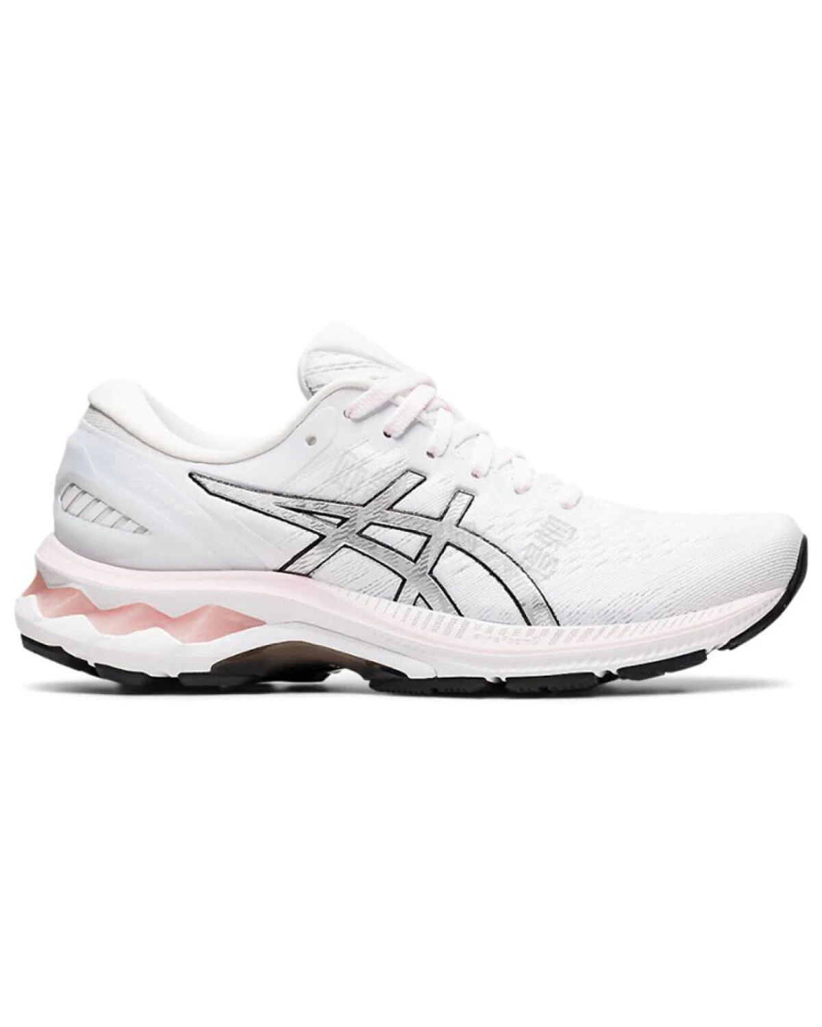 Asics Gel-Kayano 27 женские кроссовки для бега тканевые серебристые картинка