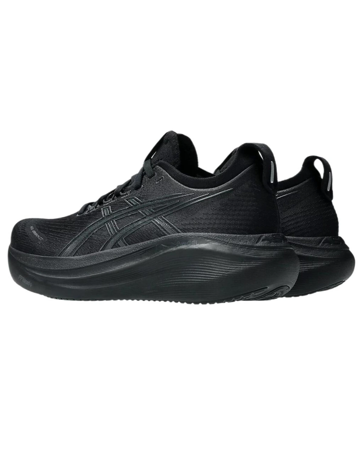 Asics GEL-NIMBUS 27WIDE женские кроссовки для бега черно-серые картинка