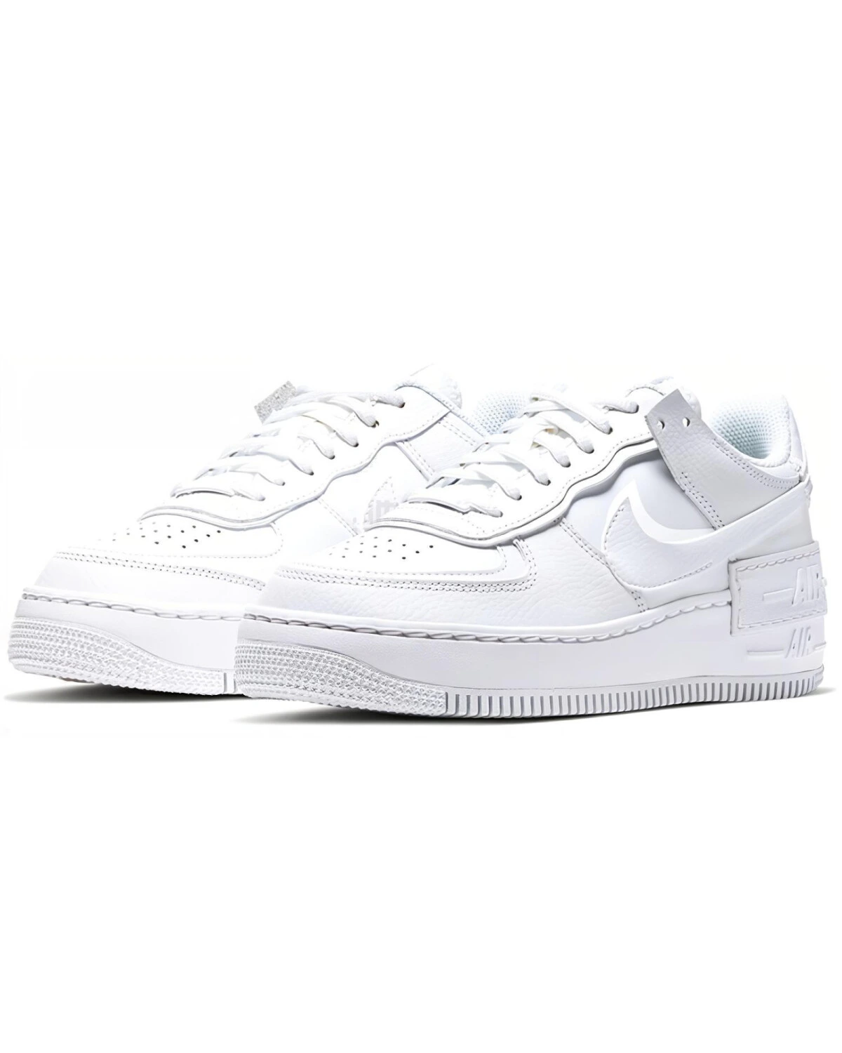 Nike Air Force 1 low Shadow женские кроссовки противоскользящие белые картинка