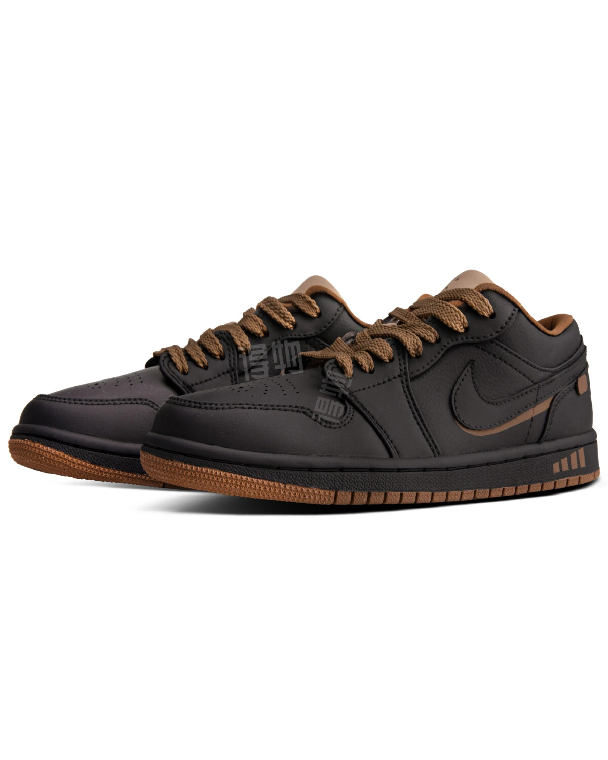 Jordan Air Jordan 1 Black Chocolate мужские кроссовки черно-коричневые картинка