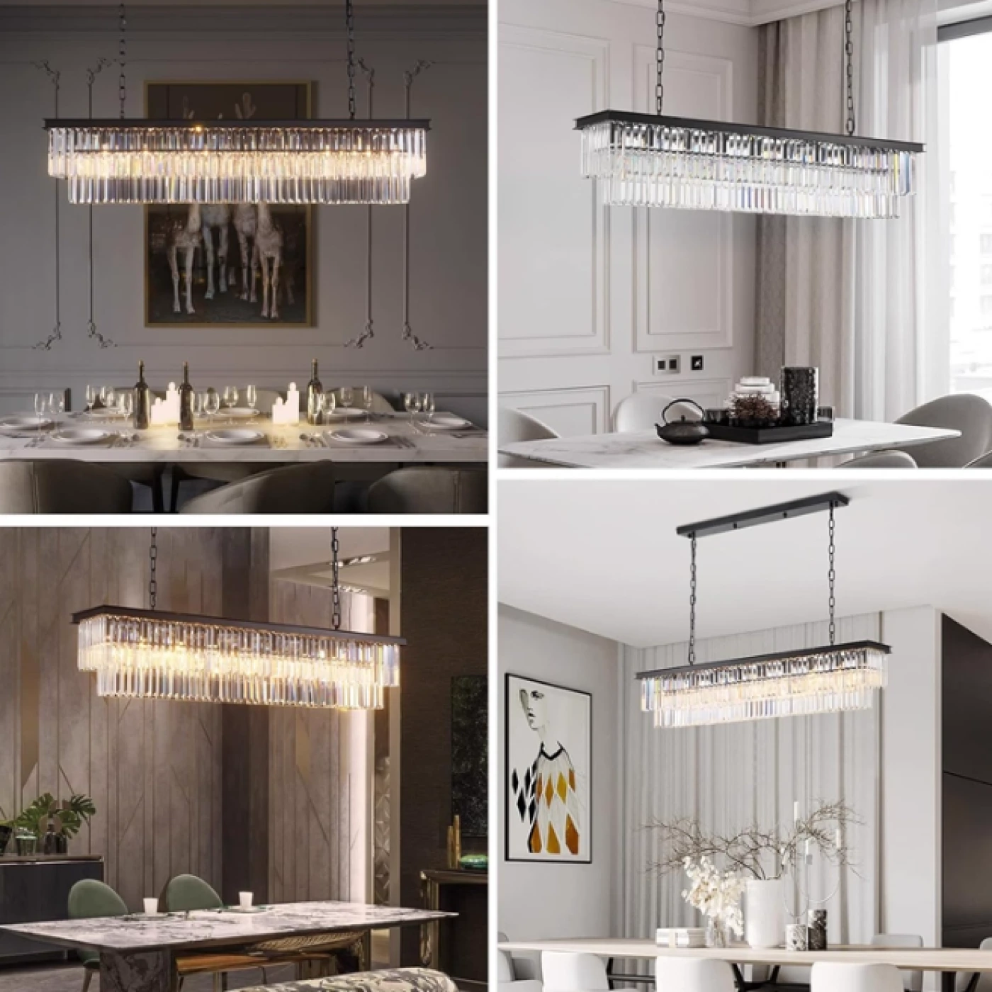 Линейная хрустальная люстра картинка