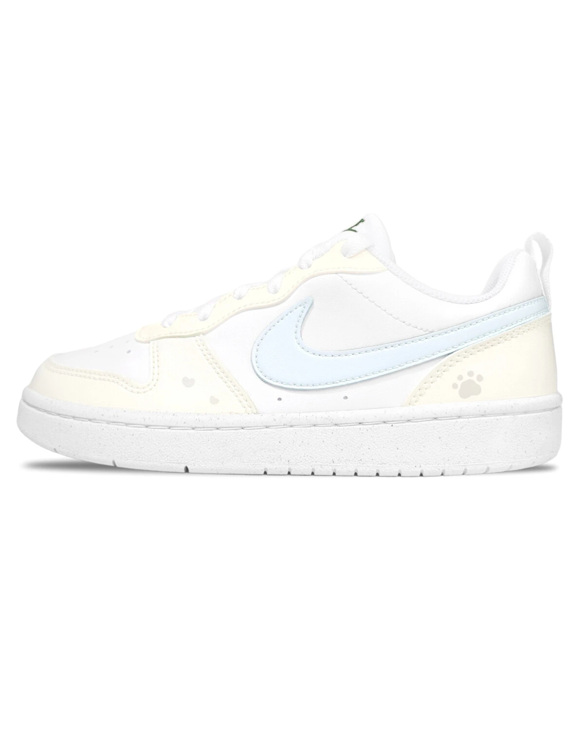 Nike Court Borough детские кроссовки из синтетики желтые картинка