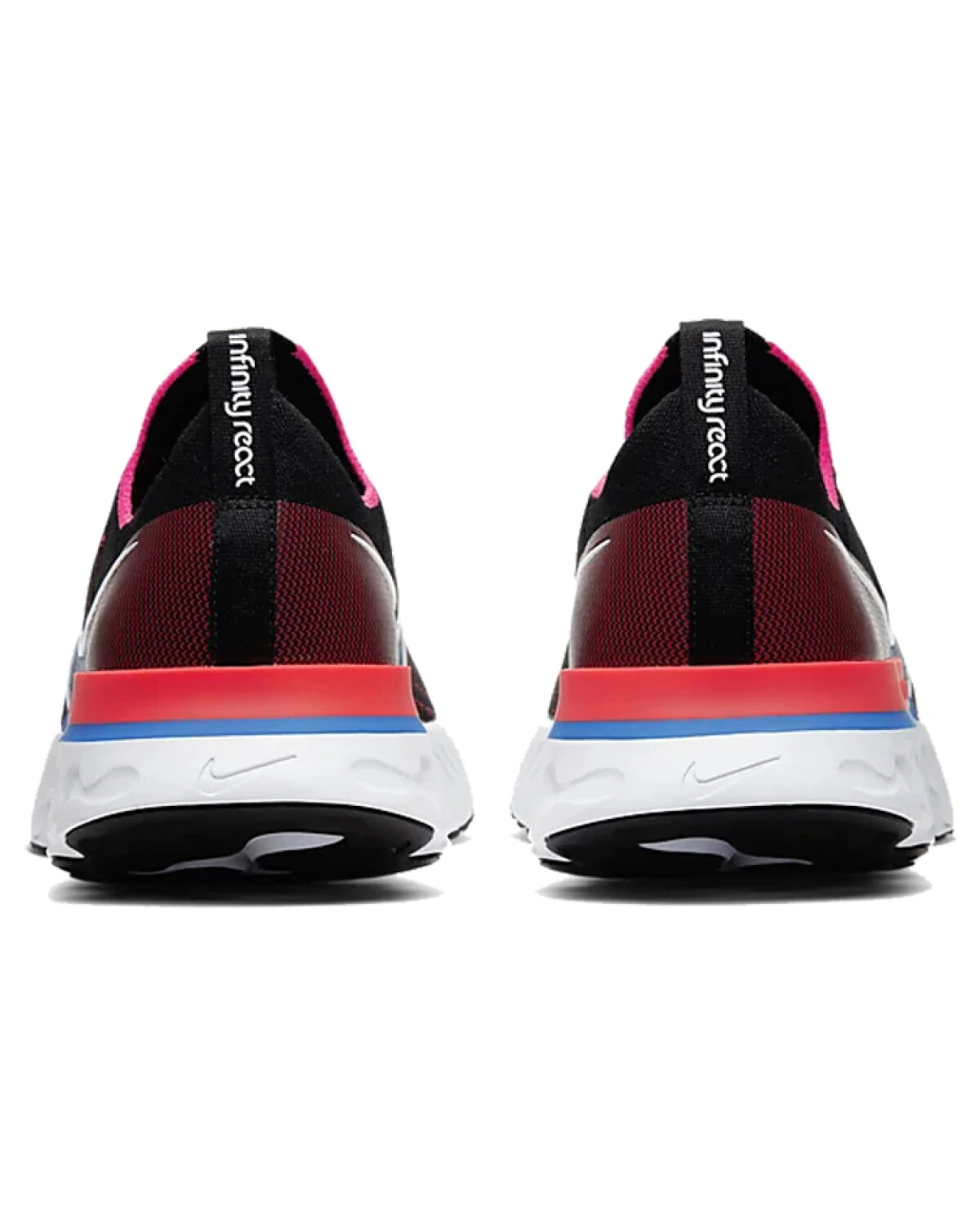 Nike React Infinity Run Flyknit 1 FK unisex кроссовки для бега с амортизацией React черно-красные картинка