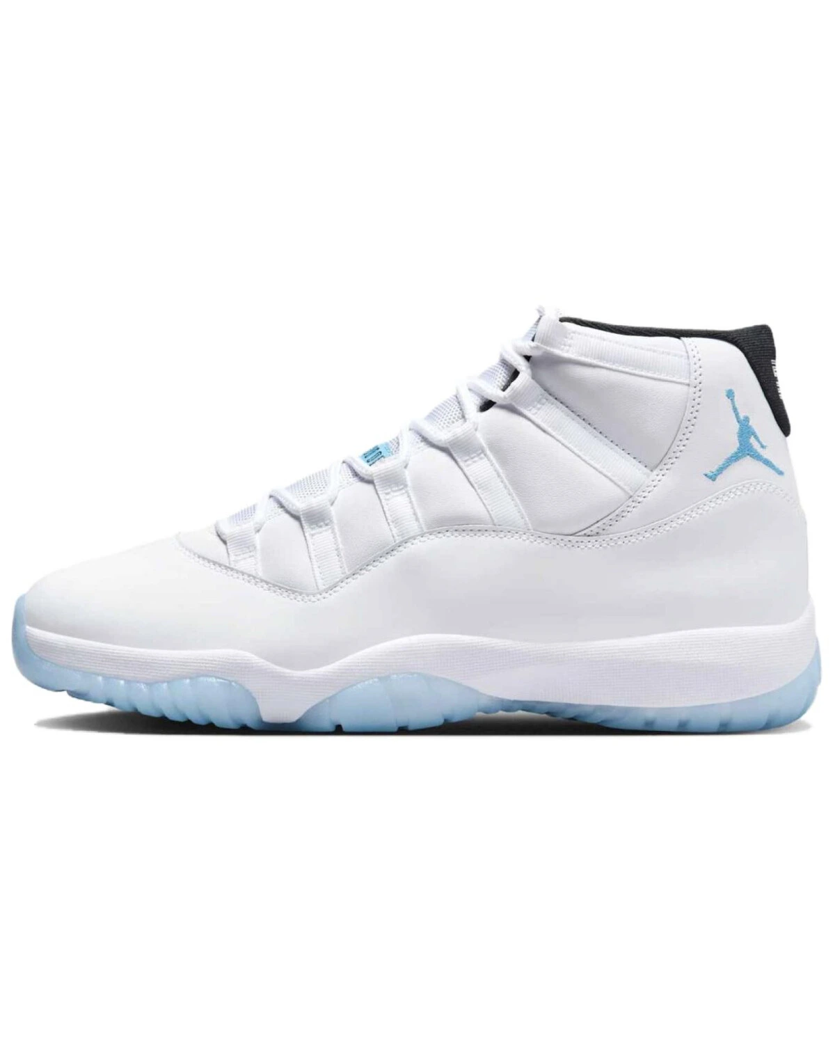 Jordan Air Jordan 11 унисекс кроссовки высокие бело-синие картинка