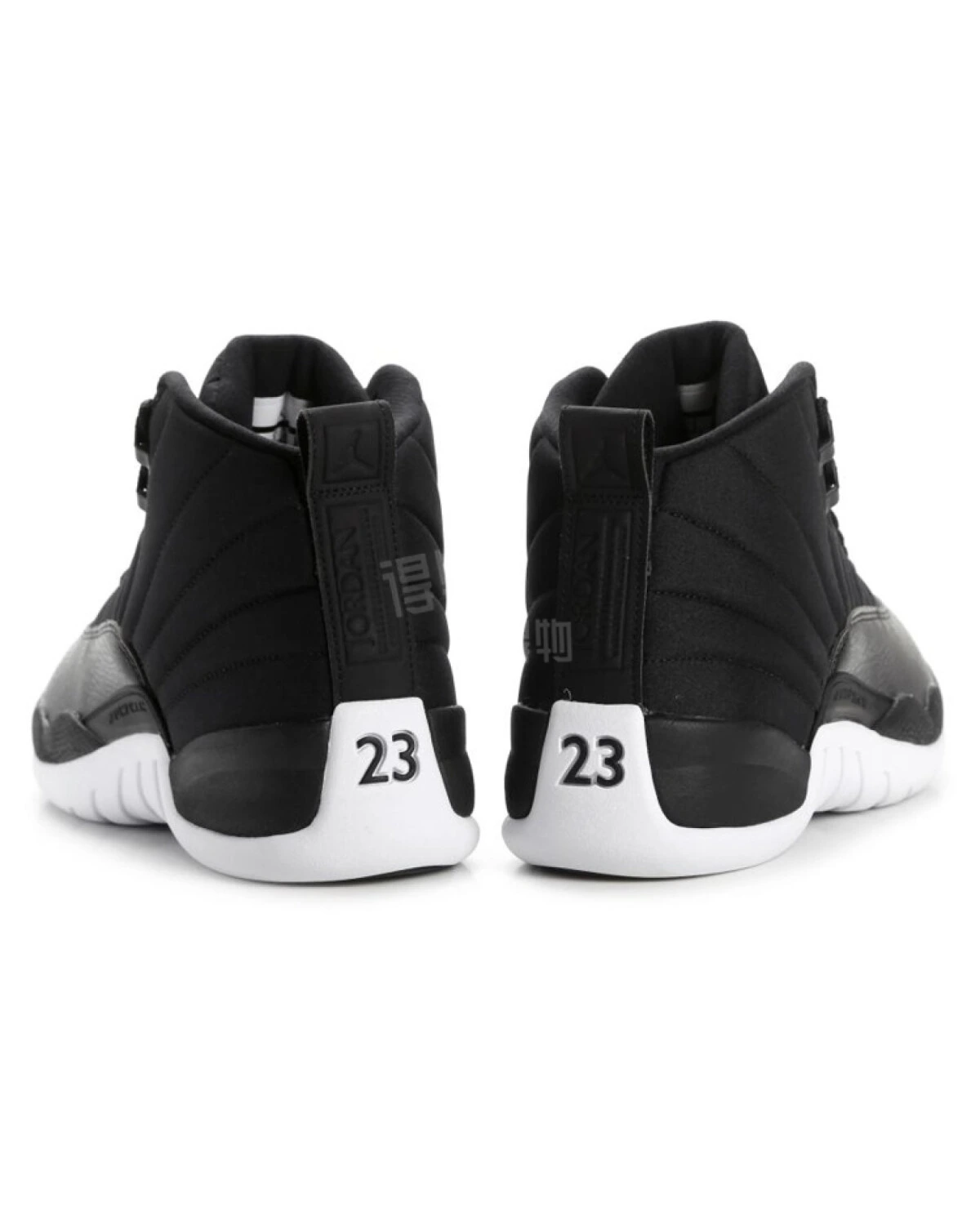 Jordan Air Jordan 12 Retro Nylon мужские спортивные кроссовки высокие чёрные картинка