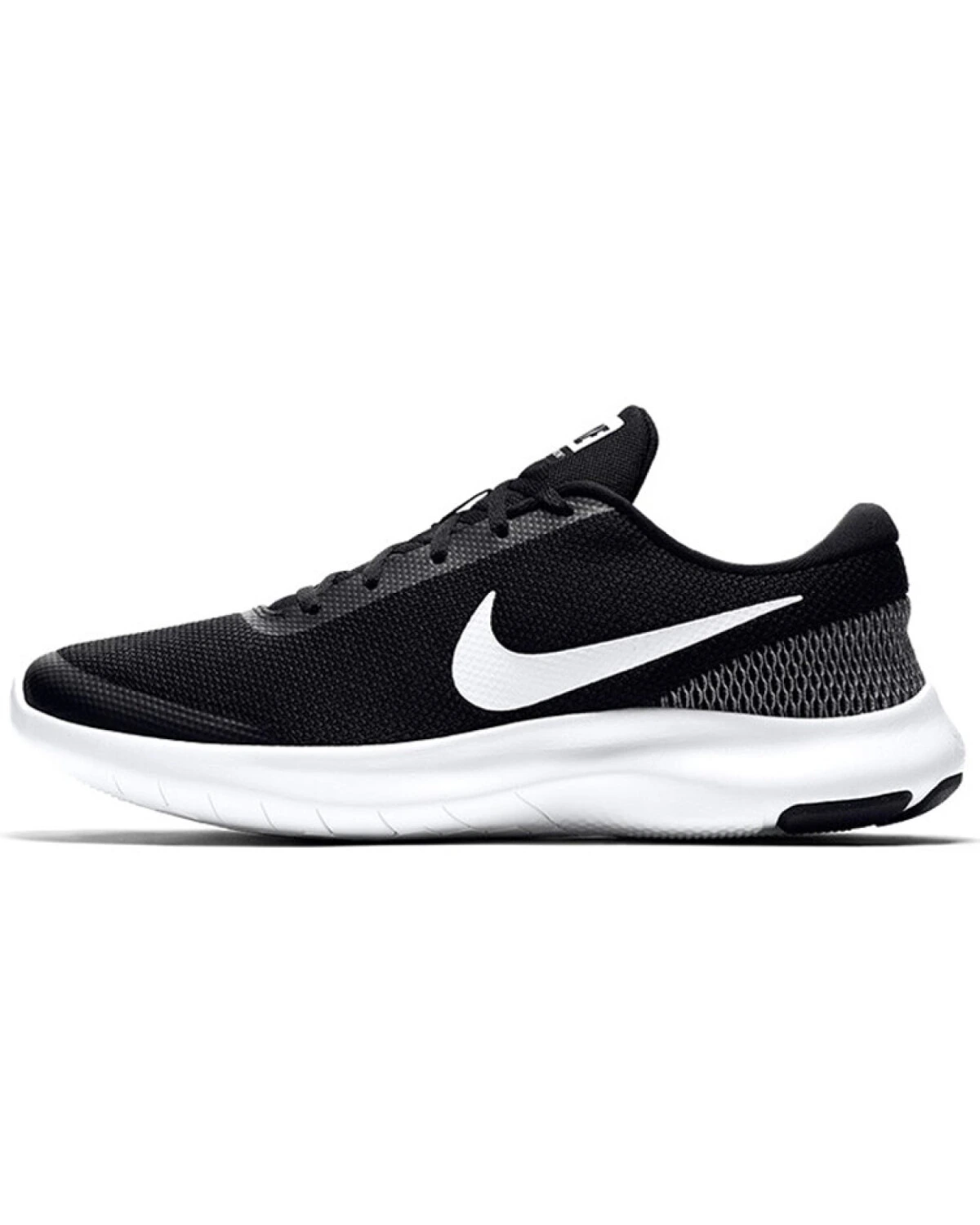 Nike Flex Experience RN 7 мужские кроссовки тканевые дышащие черно-белые картинка
