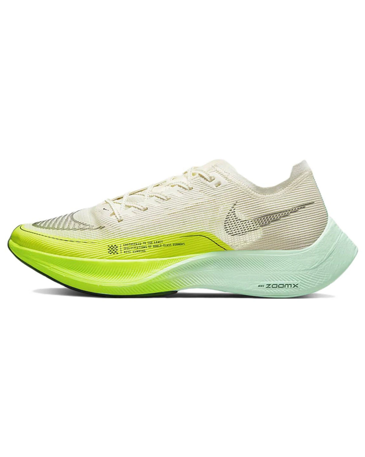 Nike ZoomX Vaporfly Next% 2 мужские кроссовки для марафона с карбоновой пластиной зеленые картинка