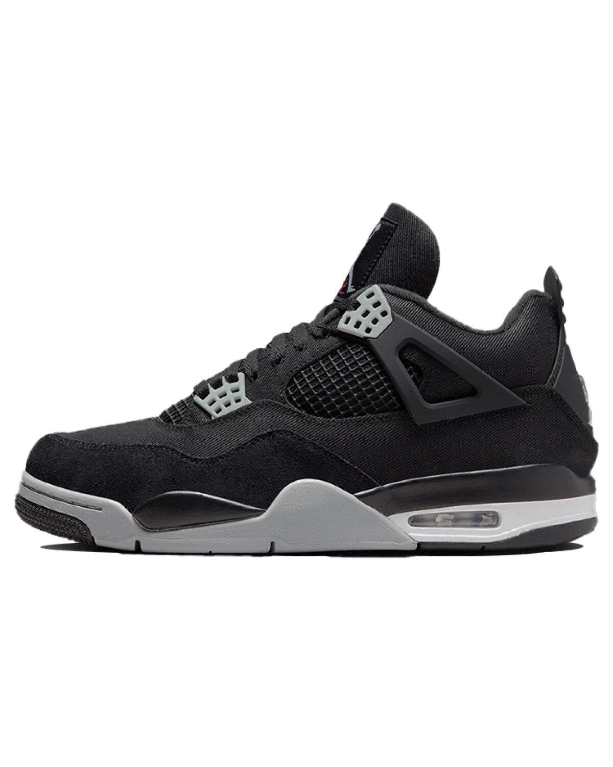 Jordan Air Jordan 4 Retro SE Black Canvas унисекс кроссовки ткань и замша картинка
