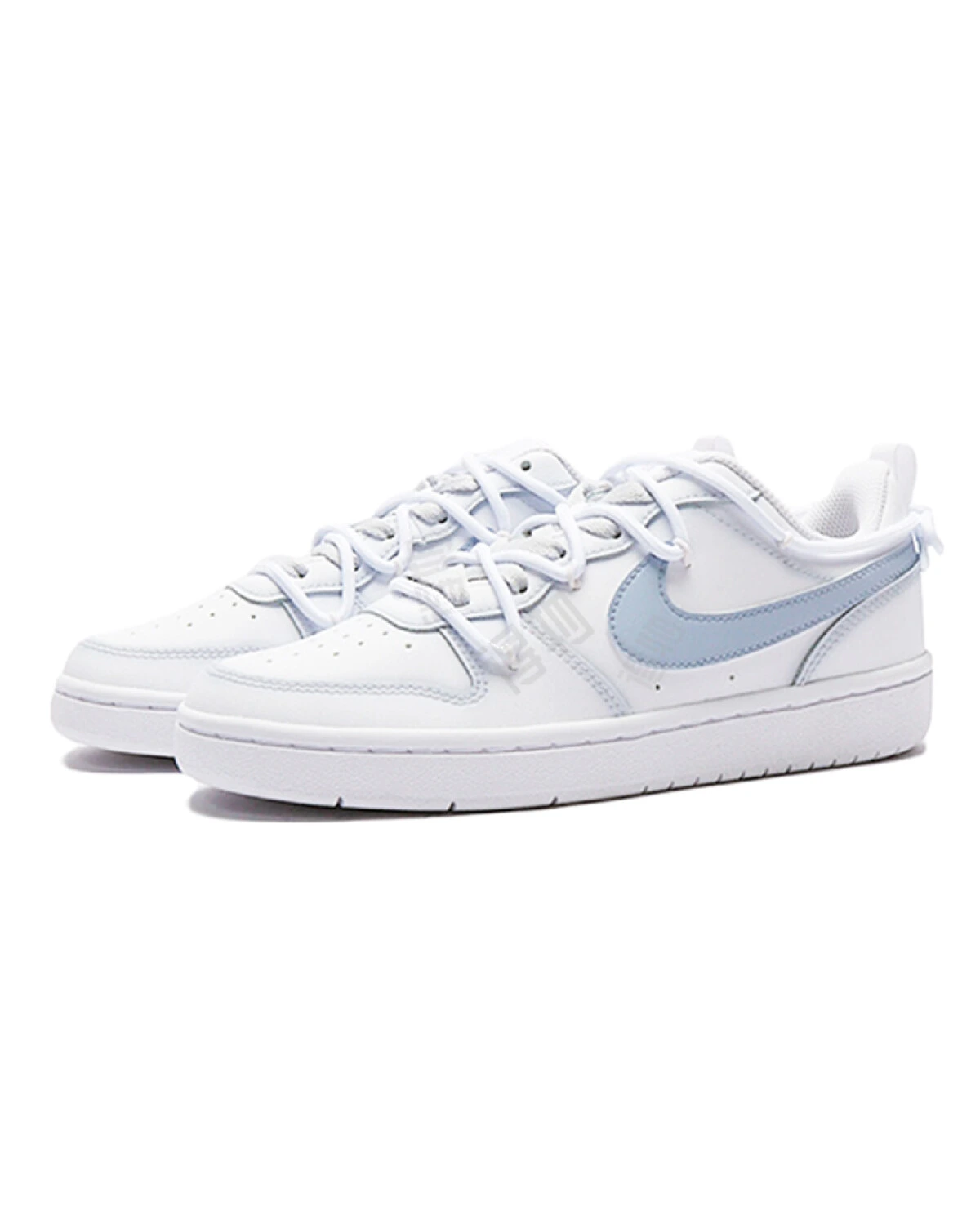 Nike Court Borough Low 2 женские кроссовки противоскользящие синие картинка