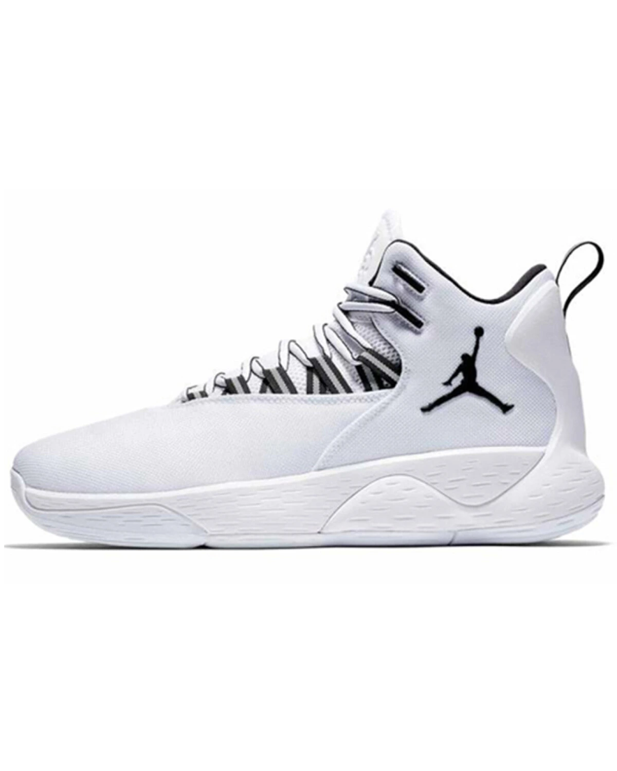 Jordan Super Fly 1 унисекс кроссовки высокие белые картинка