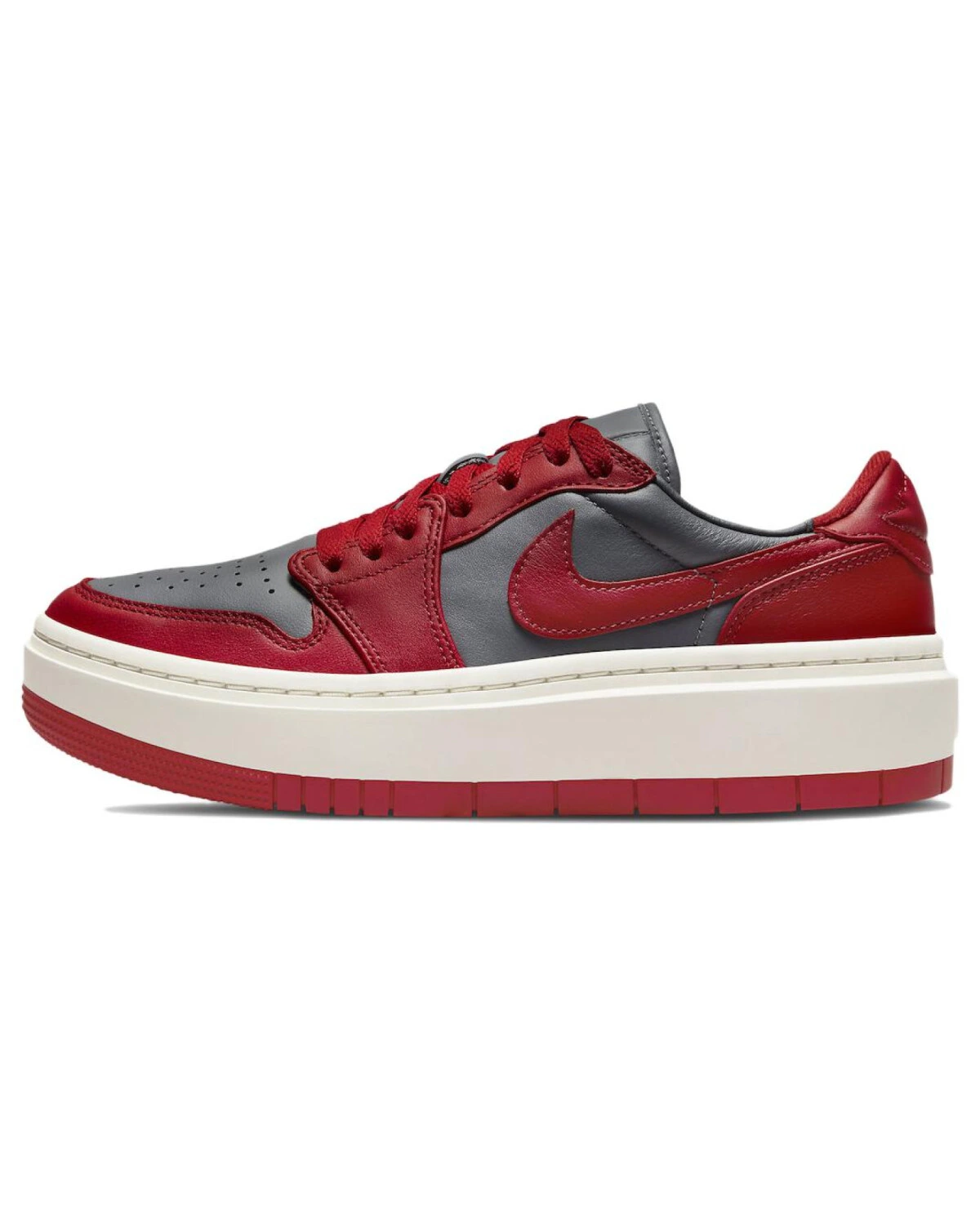 Jordan Air Jordan 1 Low SE "UNLV" женские кроссовки с толстой подошвой серо-красные картинка