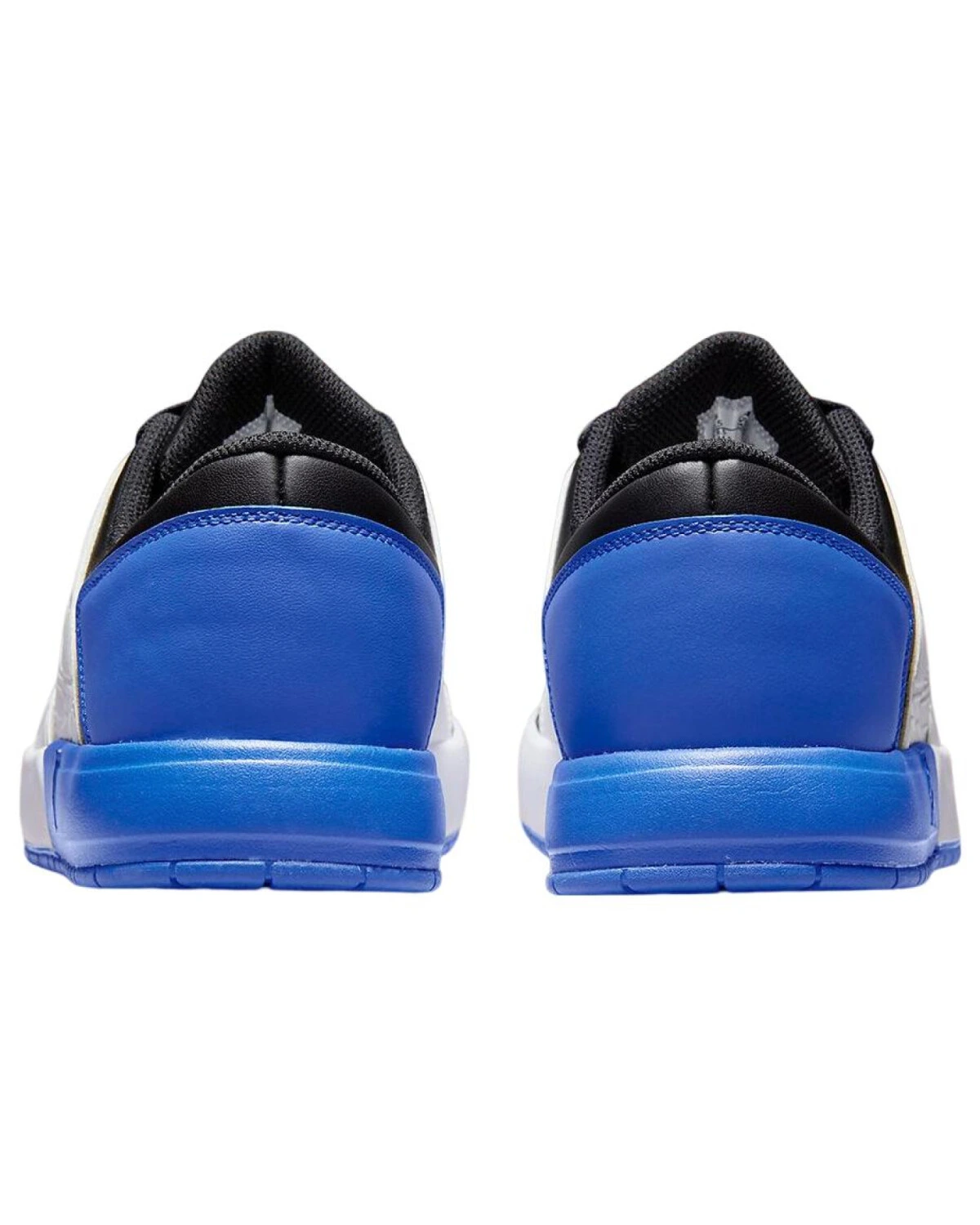Jordan Nu Retro 1 Low "Sport Royal" мужские спортивные кроссовки кожаные бело-чёрно-синие картинка
