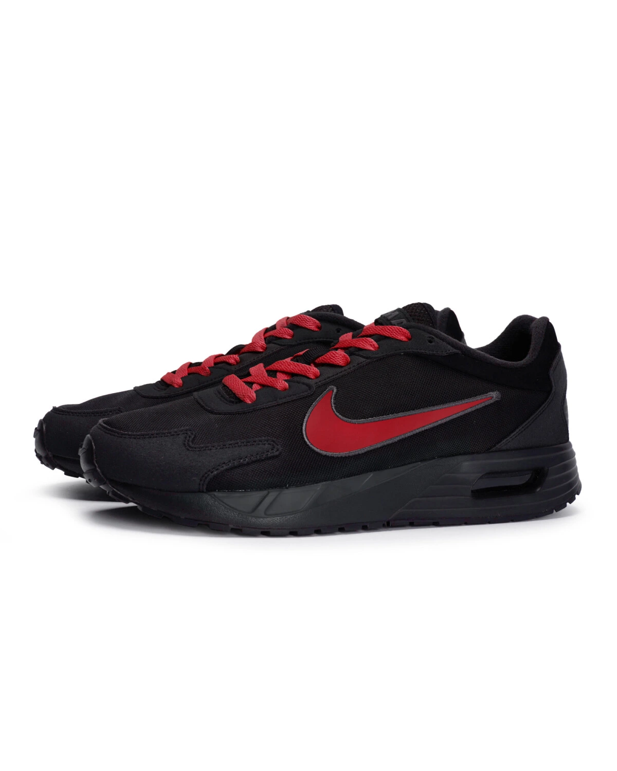 Nike Air Max Solo мужские повседневные кроссовки черно-красные с противоскользящей подошвой картинка