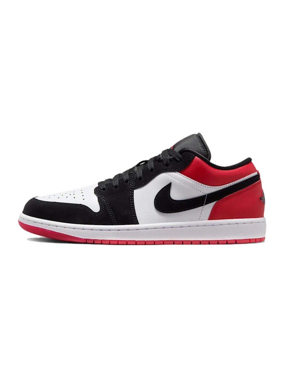 Jordan Air Jordan 1 мужские и женские кроссовки черно-белые с красным ретро картинка