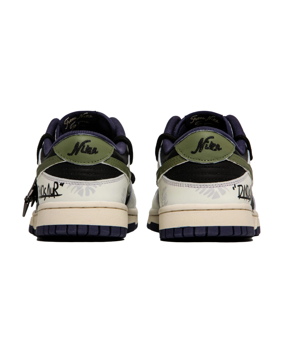 Nike Dunk Digimon мужские кроссовки нескользящие черные картинка